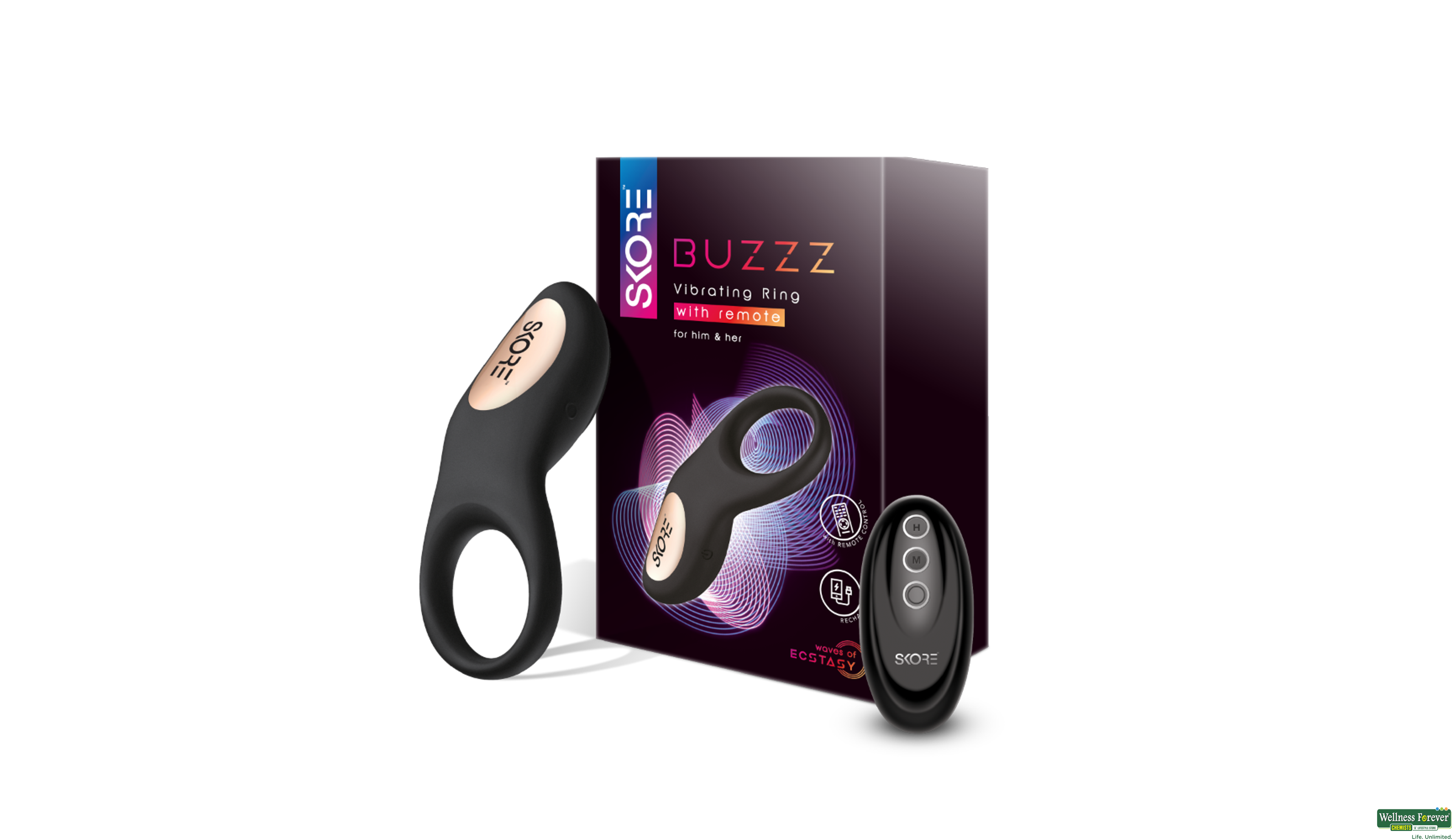 SKORE VIBRATION RING BUZZZ 1PC- 1, 1PC, 