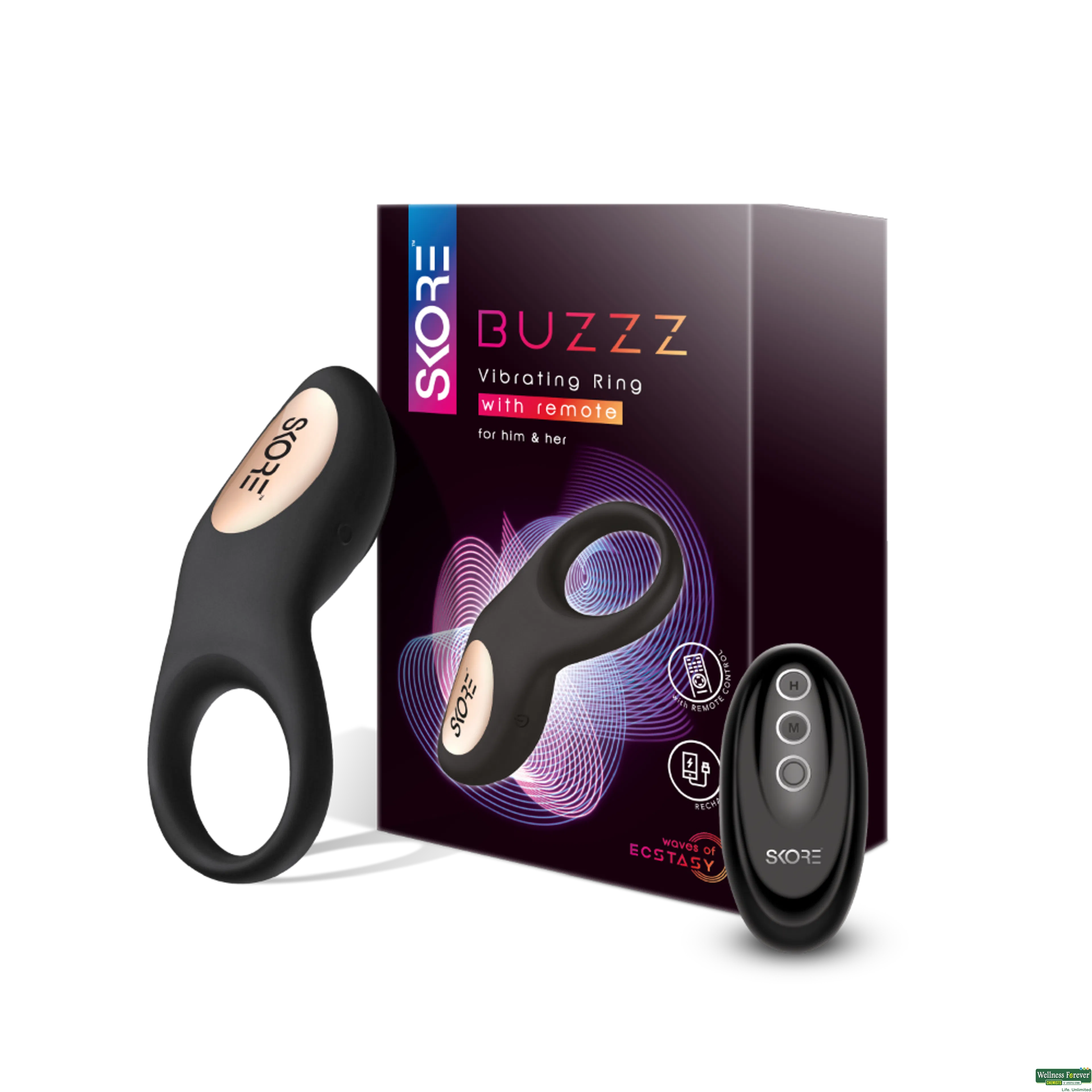 SKORE VIBRATION RING BUZZZ 1PC-image