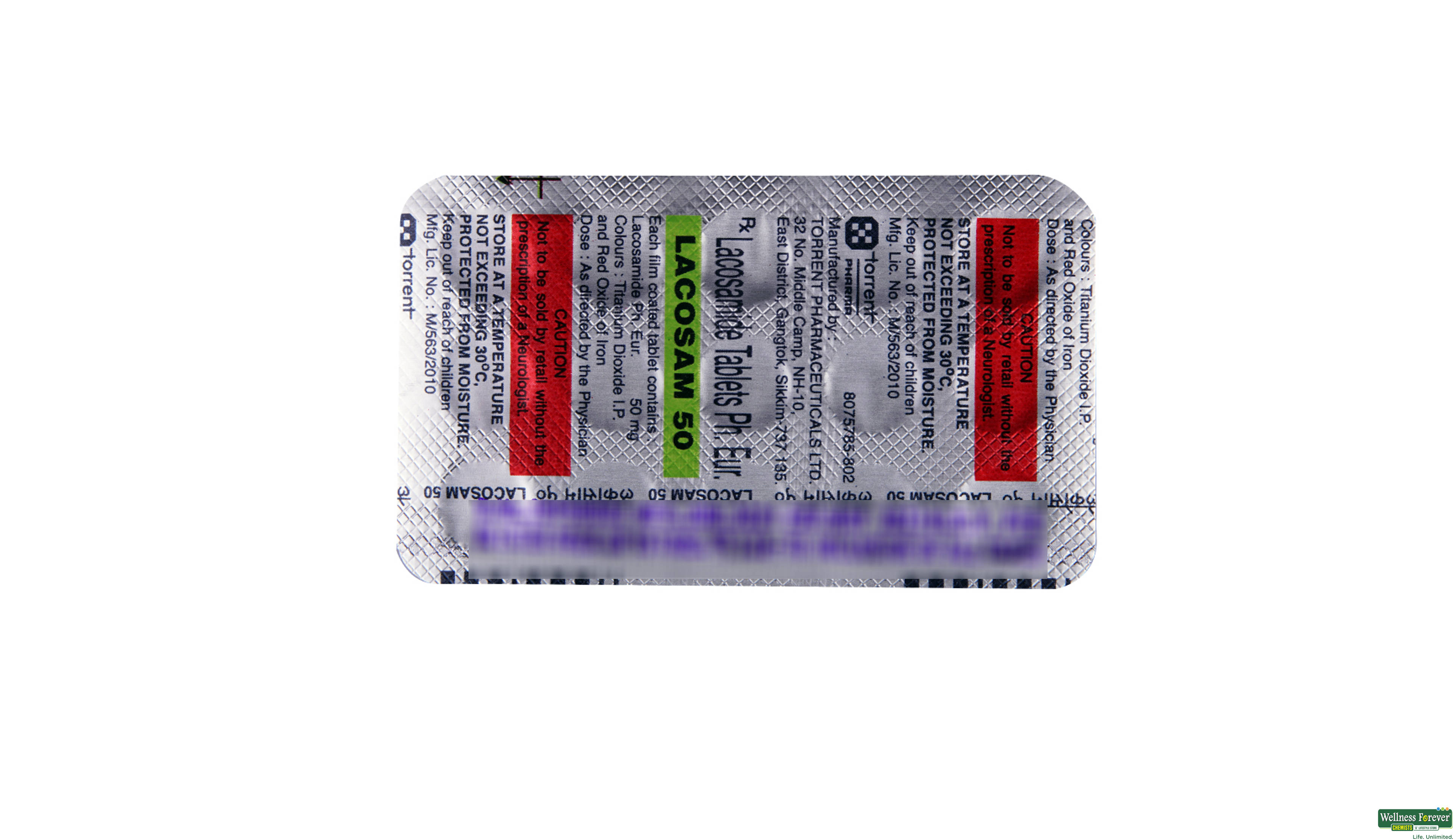 LACOSAM 50MG 15TAB- 2, 15TAB, 