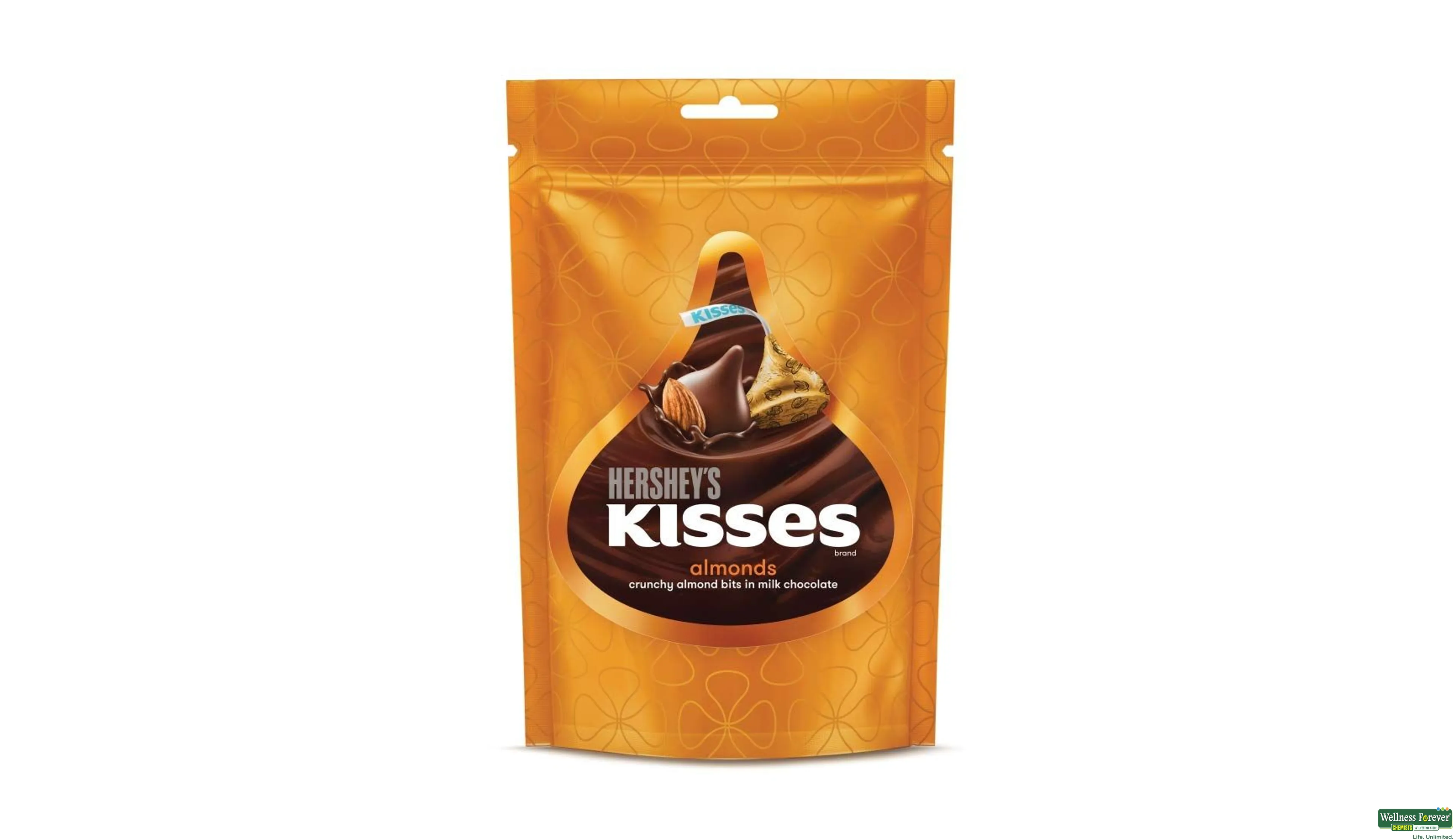 HERSHEYS CHOC KISSES ALMONDS 33.6GM- 1, 33.6GM, 