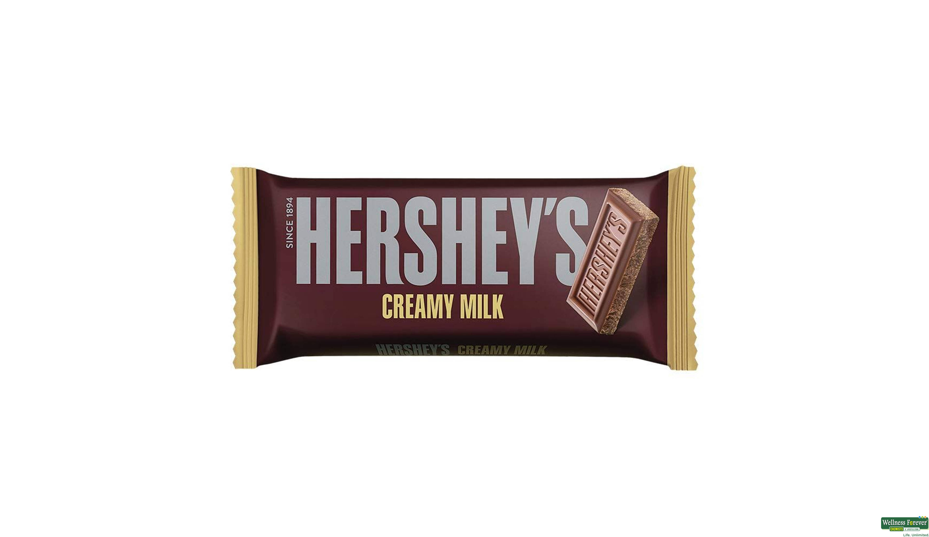 HERSHEYS CHOC CREAMY MILK 40GM- 1, 40GM, 