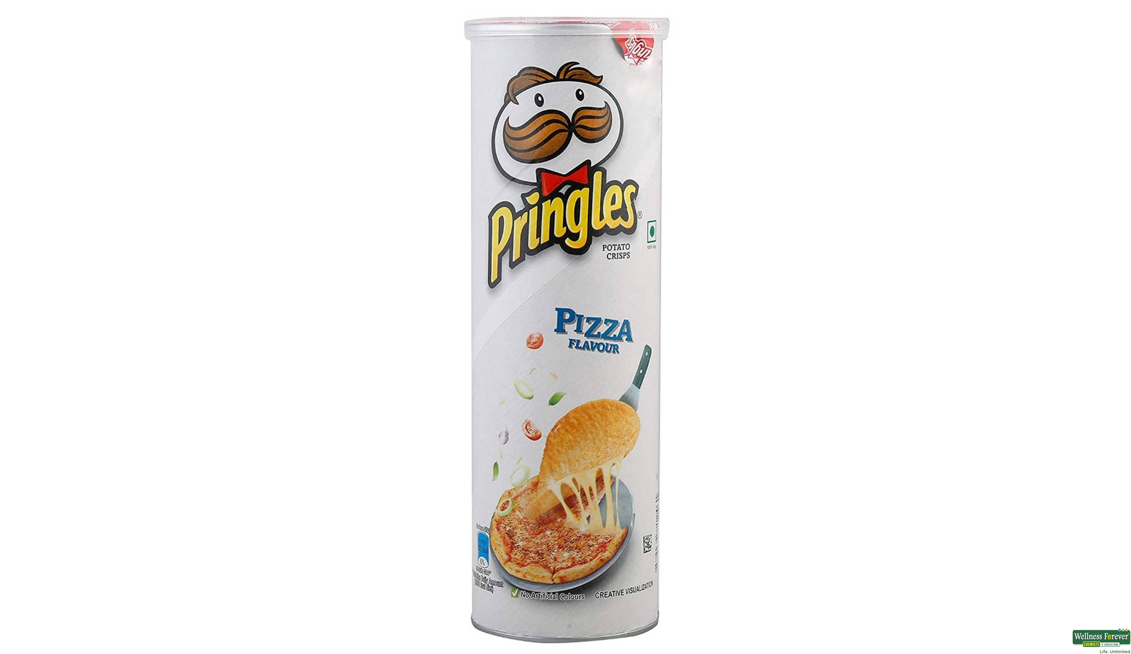 PRINGLES CHIPS PIZZA 107GM- 1, 107GM, null