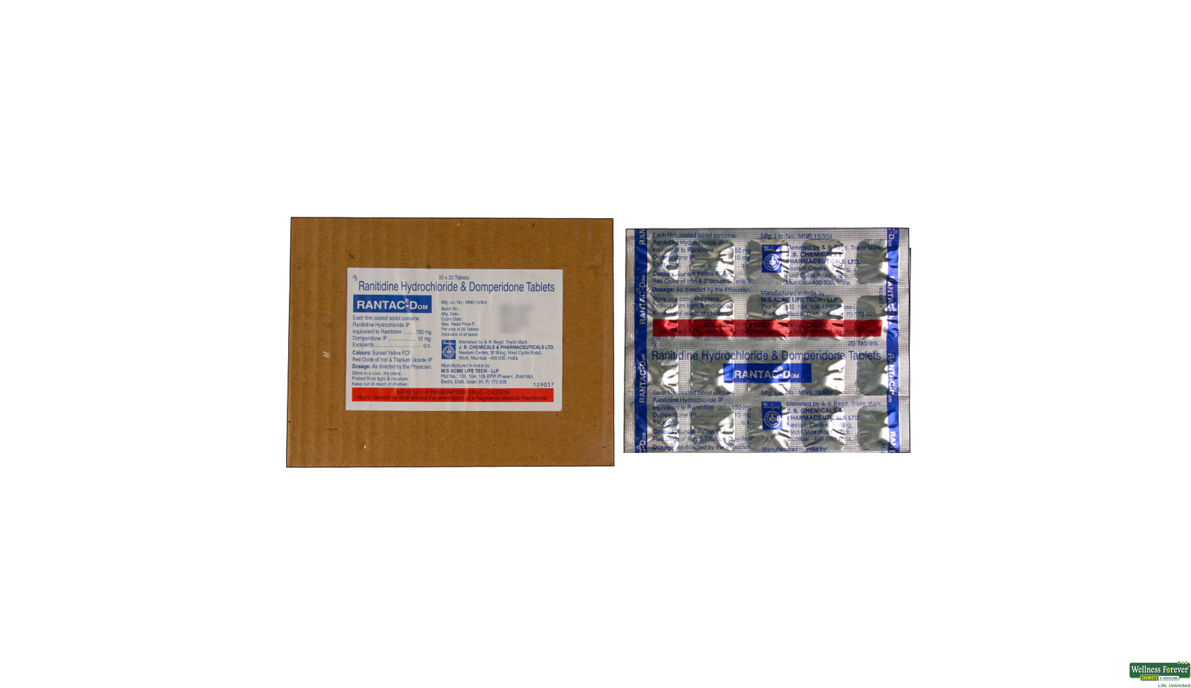 RANTAC-DOM 20TAB- 1, 20TAB, 