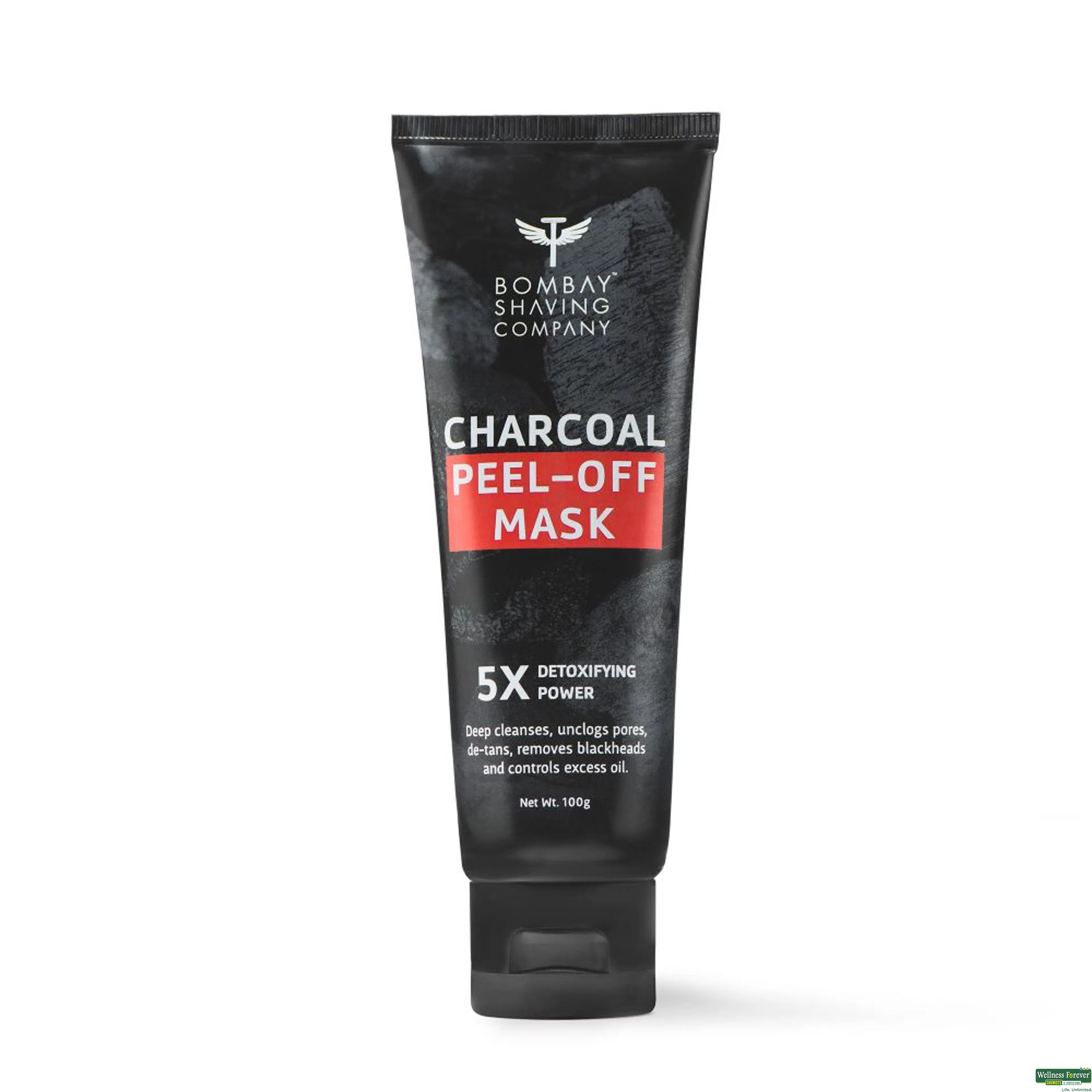 BOMBAY SHAVING F/MASK PEEL OFF CHARCOAL 100GM-image