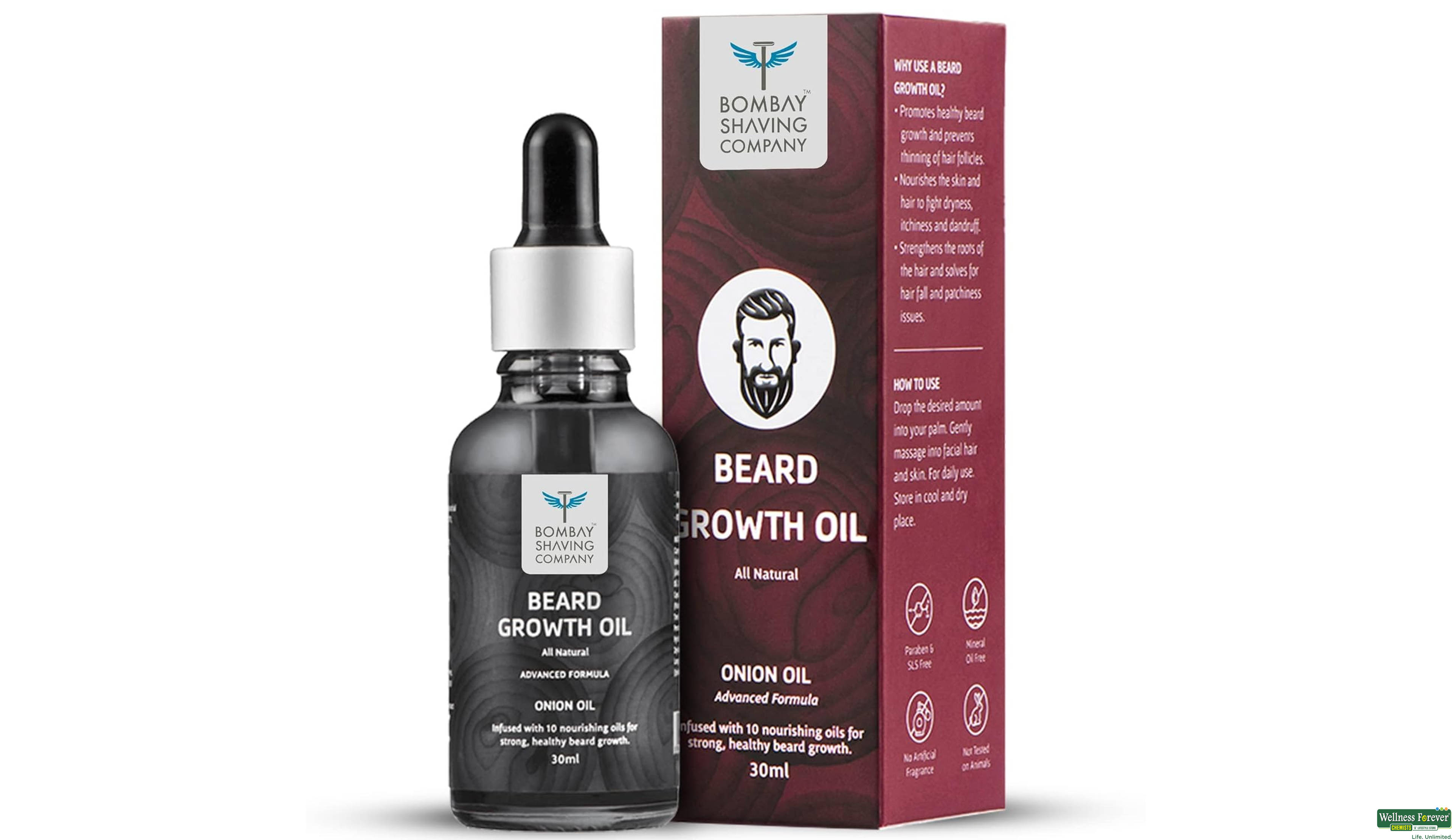 BOMABY SHAVING BEARD HR/OIL GROWTH ONION 30ML- 1, 30ML, null