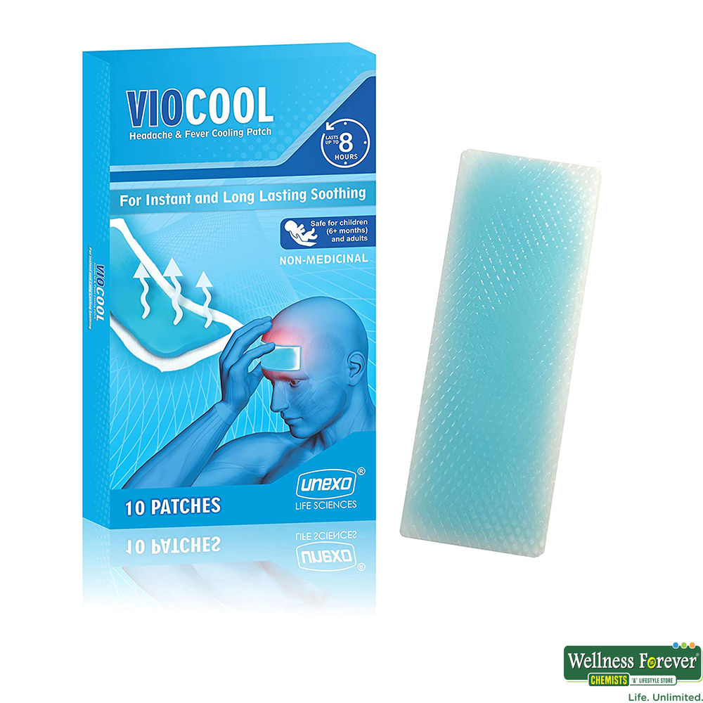 Buy Viocool Headache and Fever Cooling Patch 1 pc Online at Best Prices Wellness Forever
