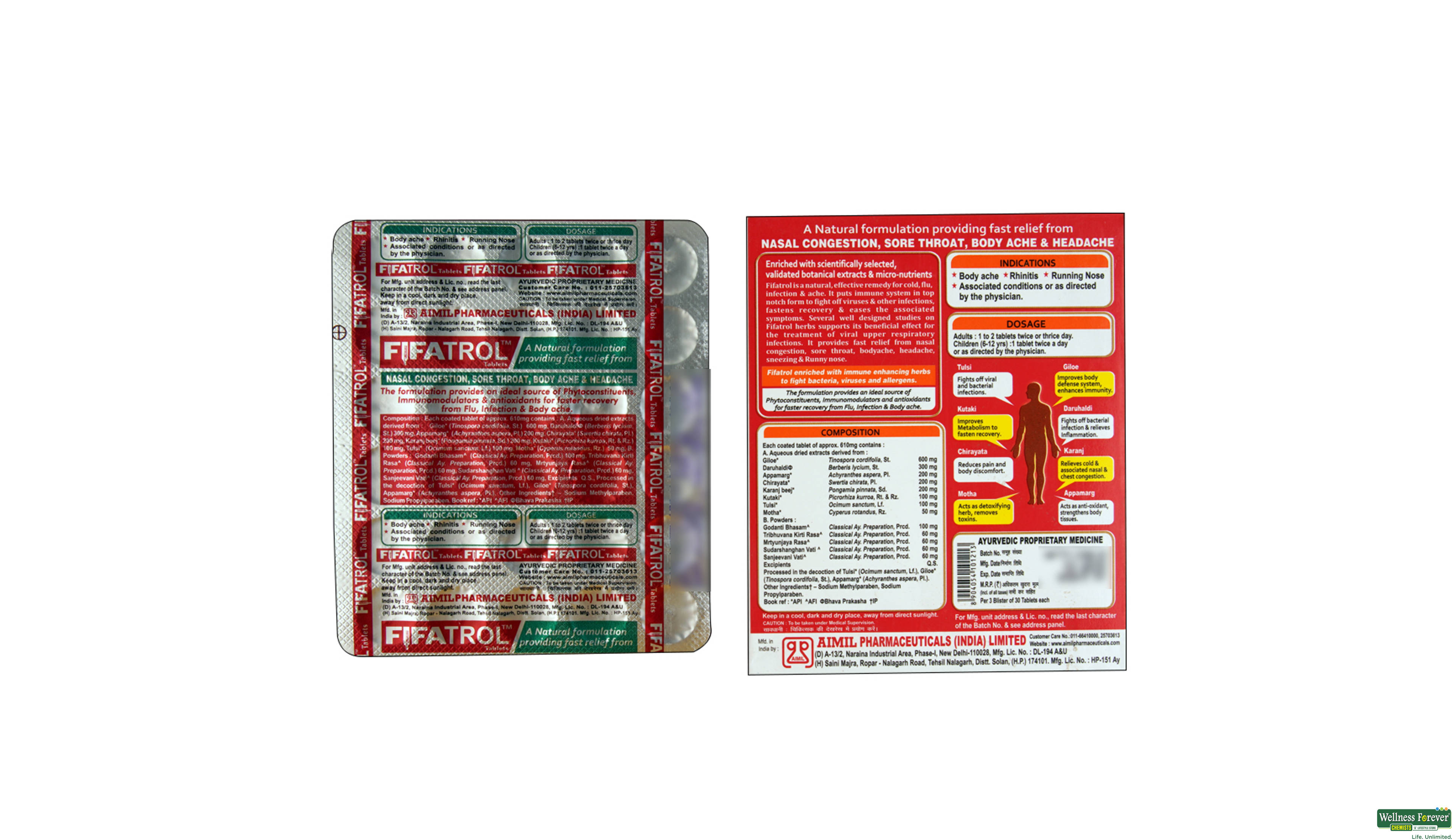 AIMIL FIFATROL 30TAB- 2, 30TAB, 