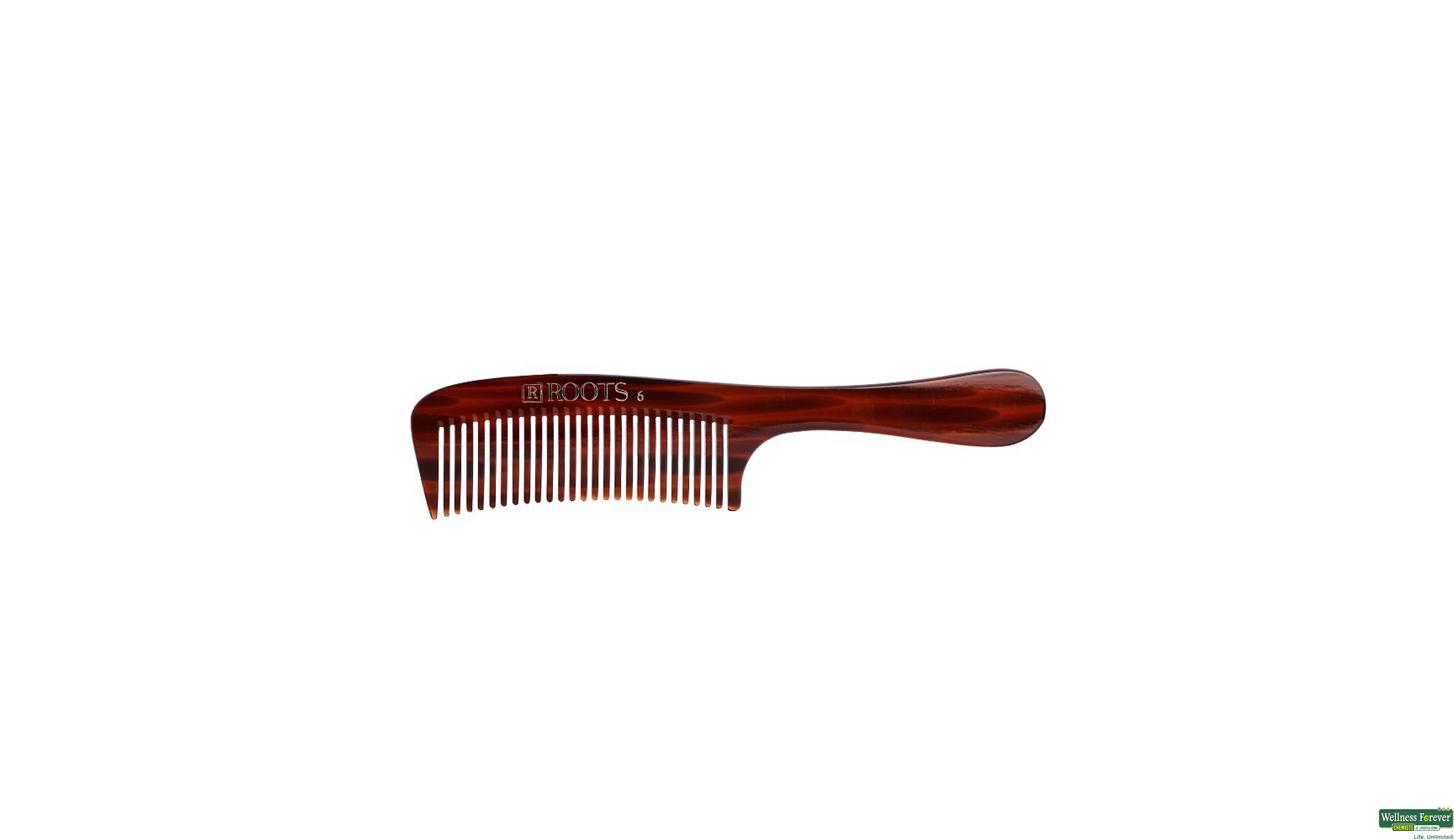 ROOTS HR/COMB WIDE TEETH 6 1PC- 1, 1PC, 