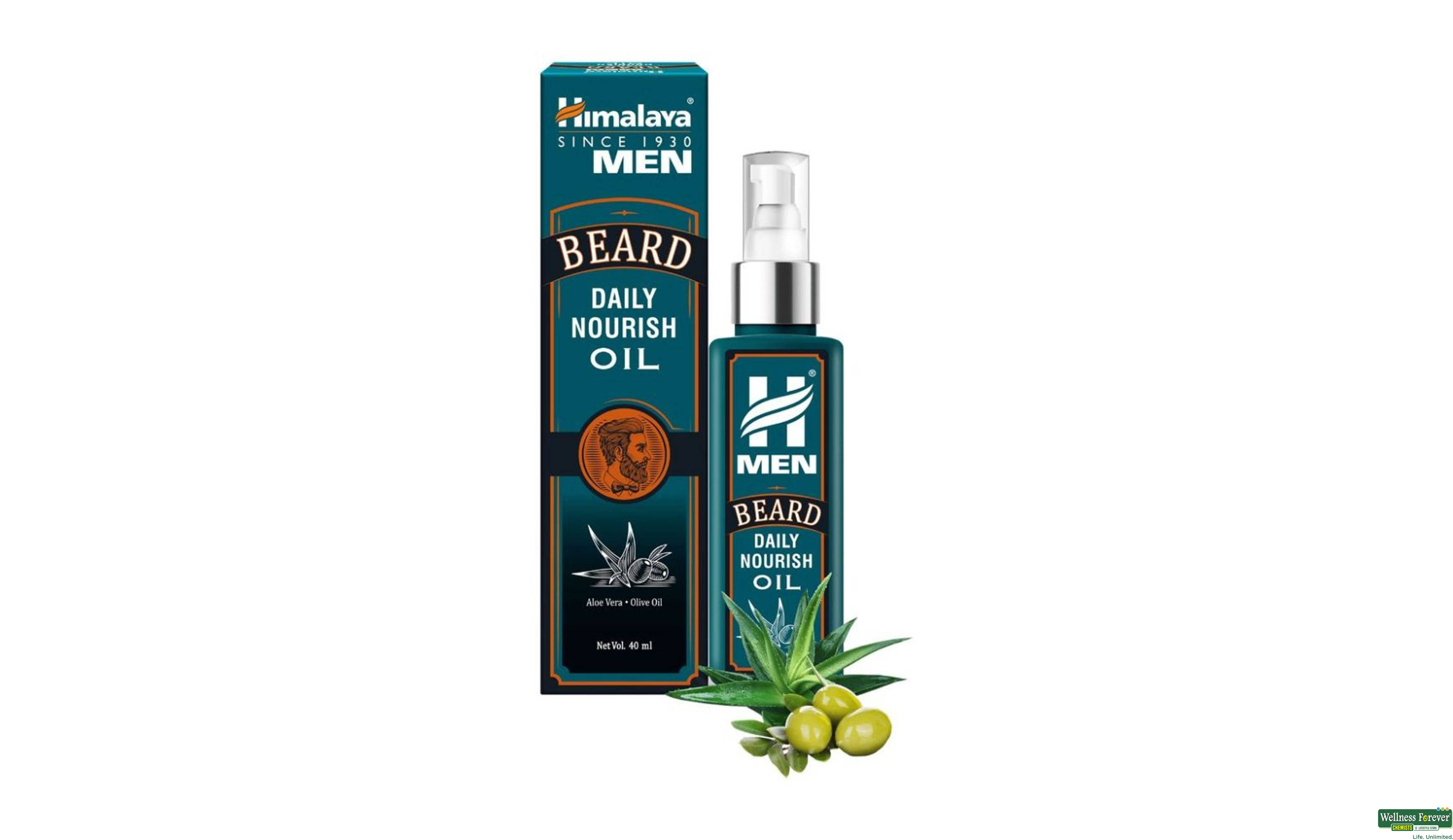 HIMA BEARD HR/OIL DAILY NOURISH 40ML- 1, 40ML, 