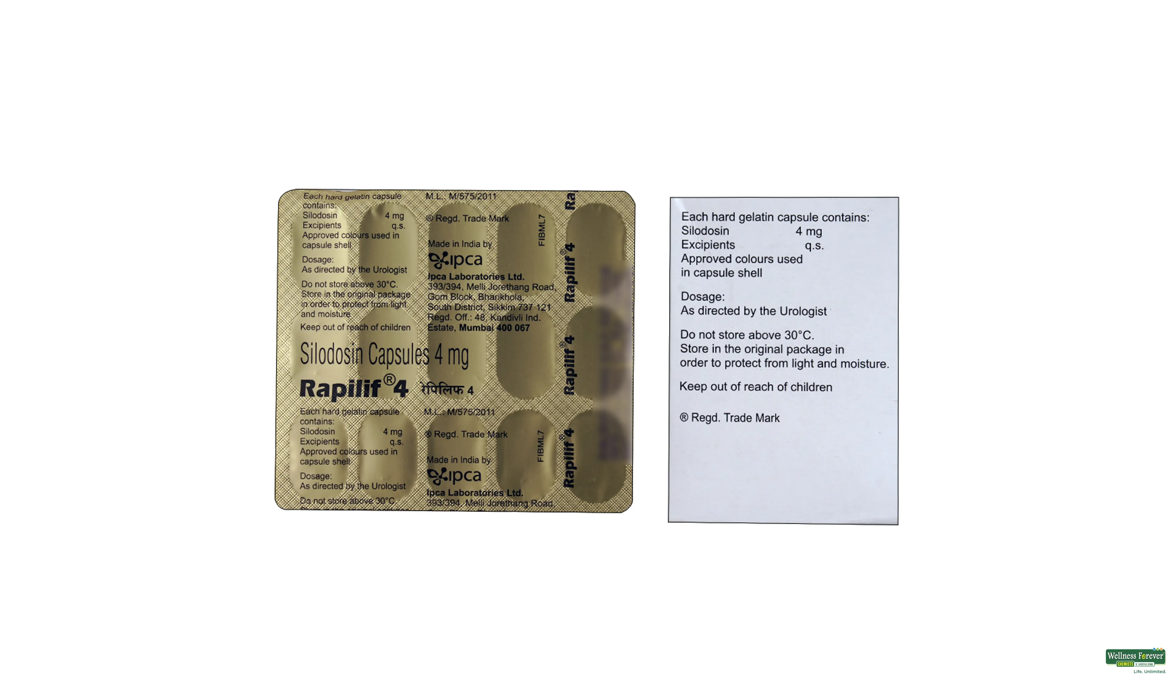 RAPILIF 4MG 15TAB- 2, 15TAB, 