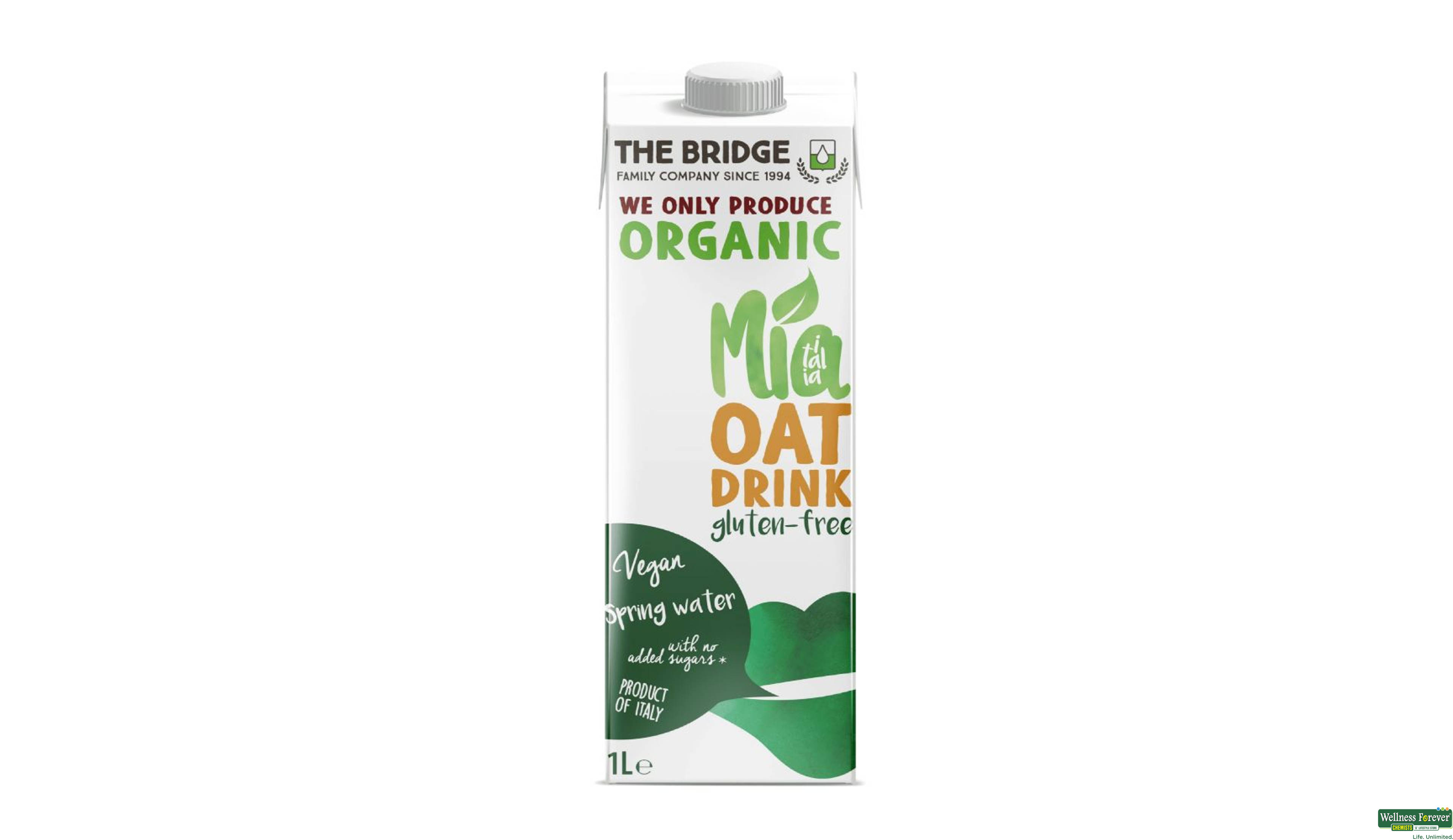 THE BRIDGE OAT MILK 1LTR- 1, 1LTR, null