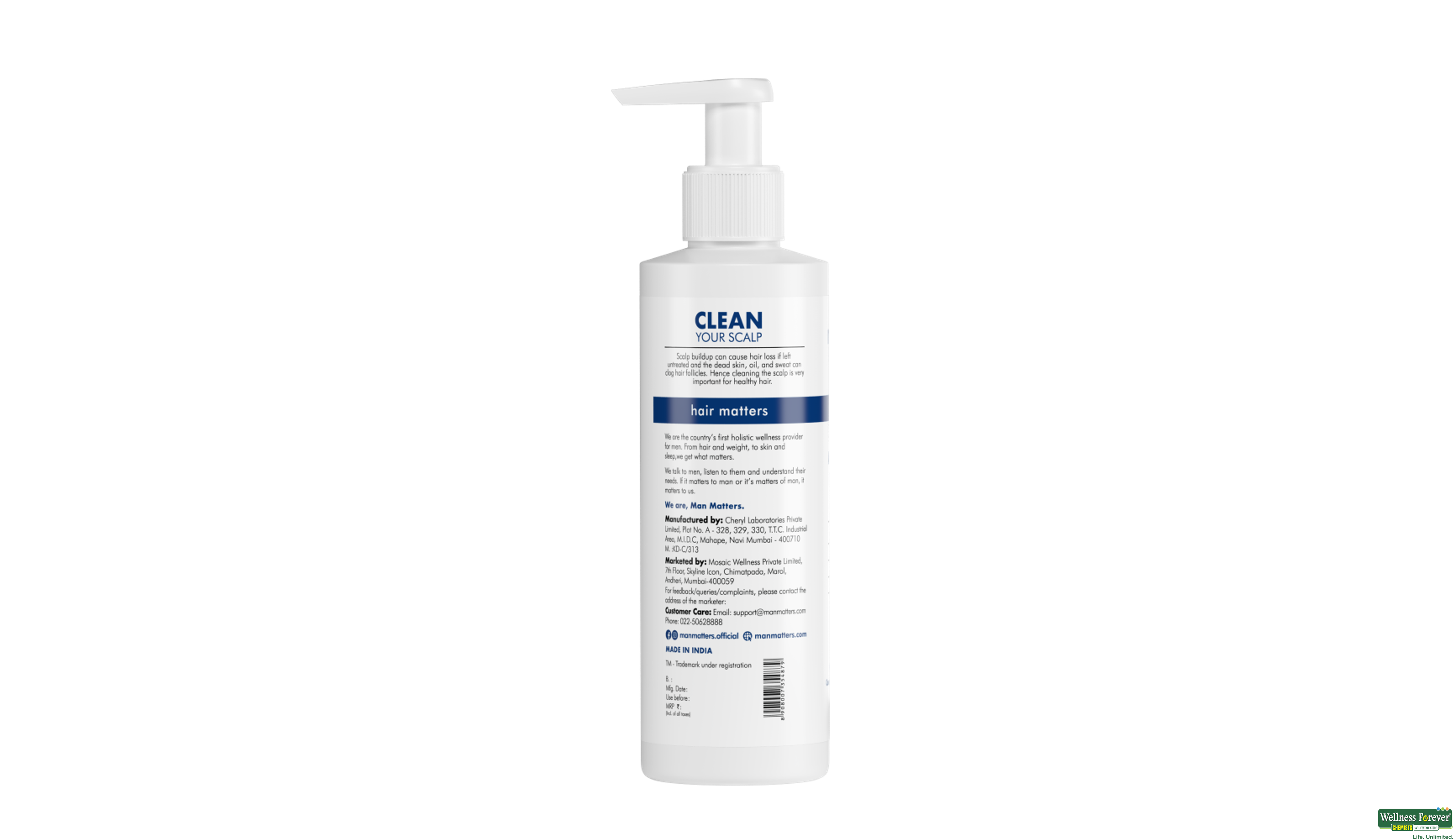 MAN MATTERS DHT BLOCKING SHMP 200ML- 2, 200ML, 