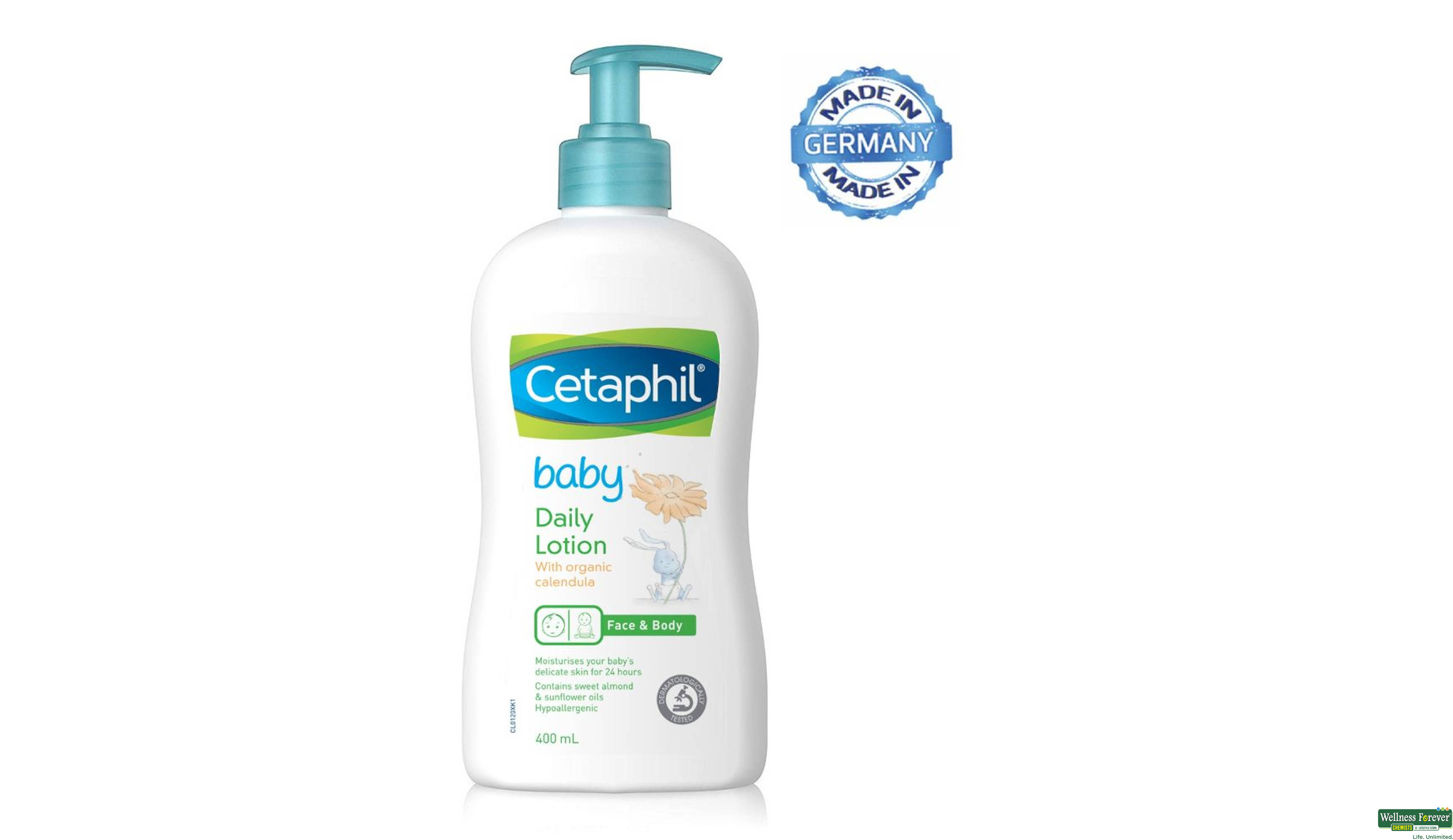 CETAPHIL BABY DAILY LTN ORG/CALENDULA 399ML- 1, 399ML, 