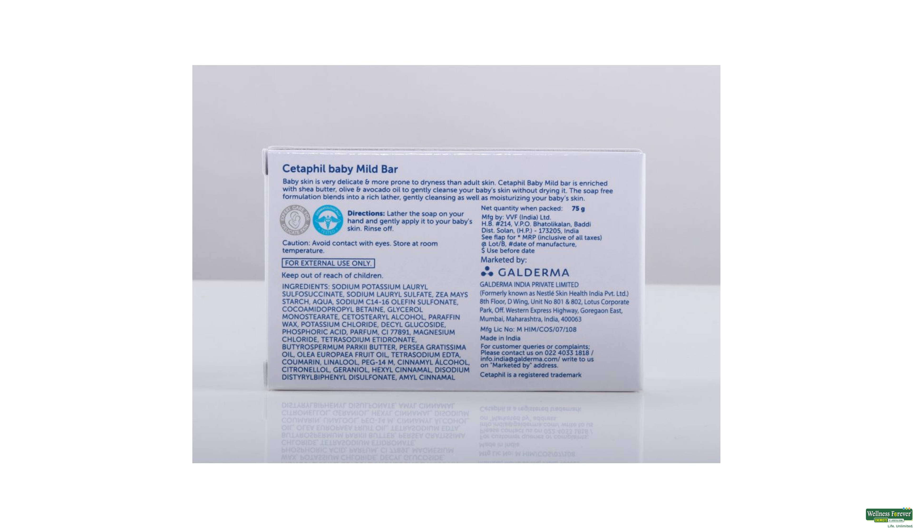 CETAPHIL BABY BAR MILD 75GM ##- 2, 75GM, 