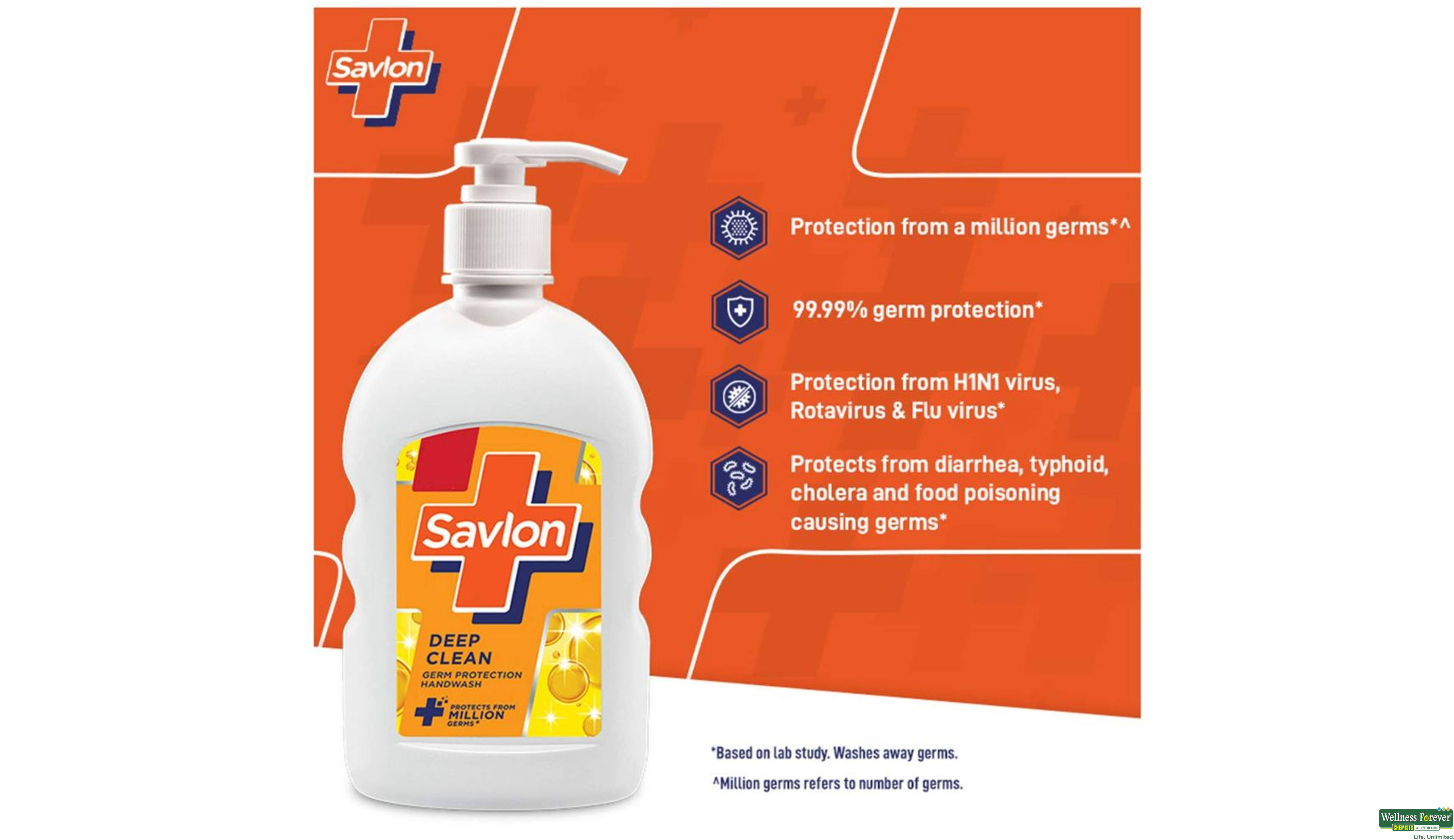 SAVLON H/WASH DEEP CLEAN 200ML- 2, 200ML, 