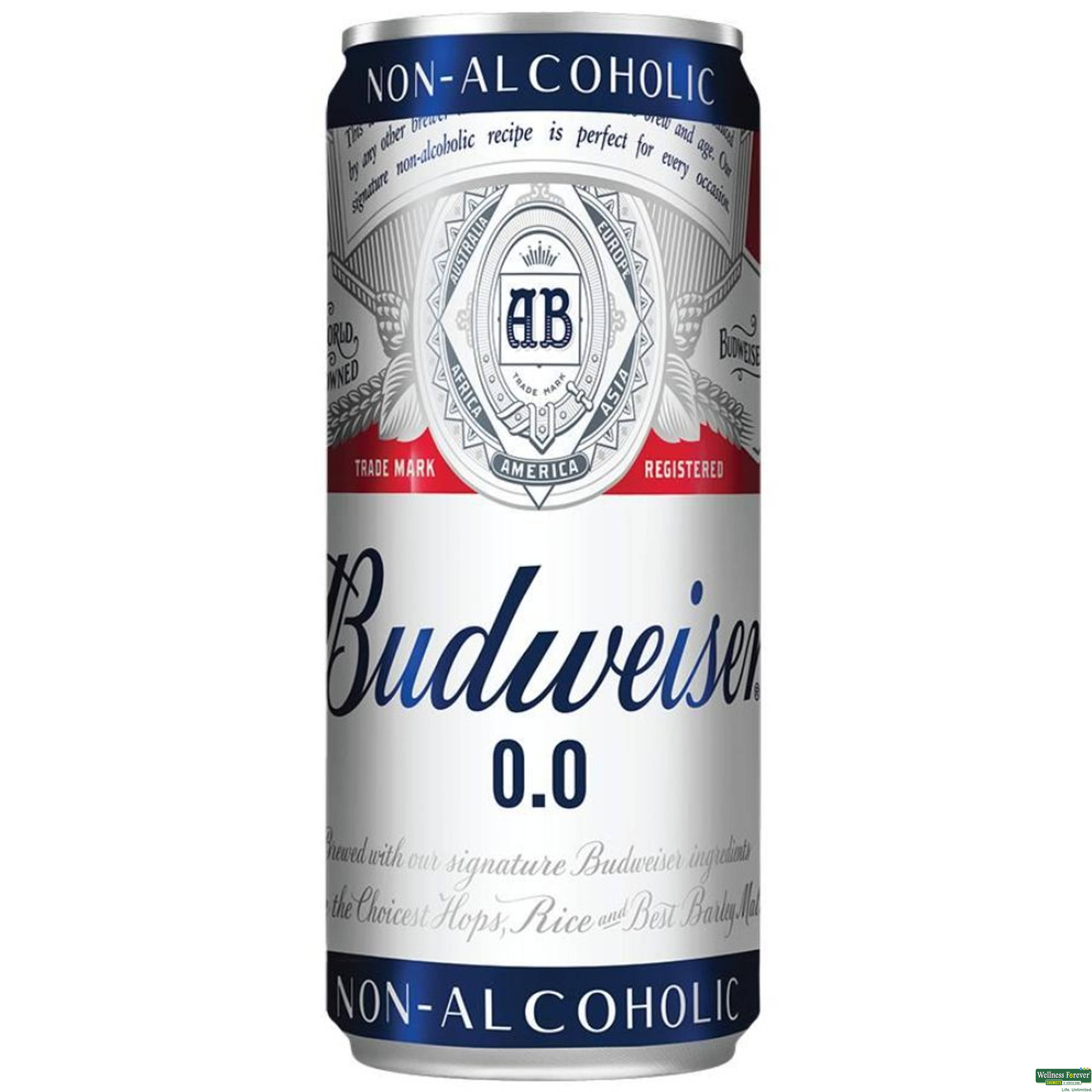 BUDWEISER NON ALCOHOLICÂ DRINK CAN 330 ML-image