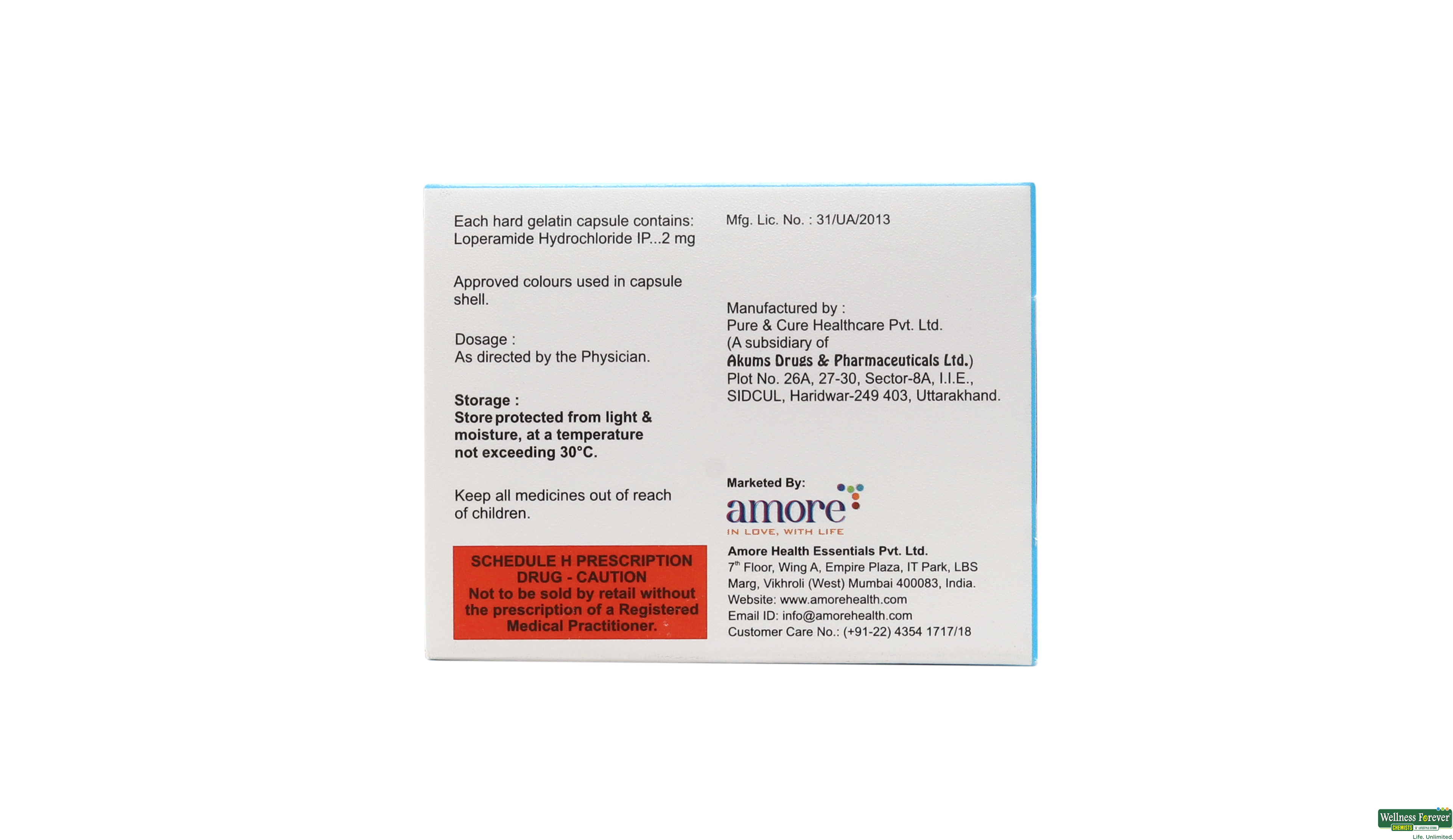 LOPIAGMA 2MG 10CAP- 2, 10CAP, 