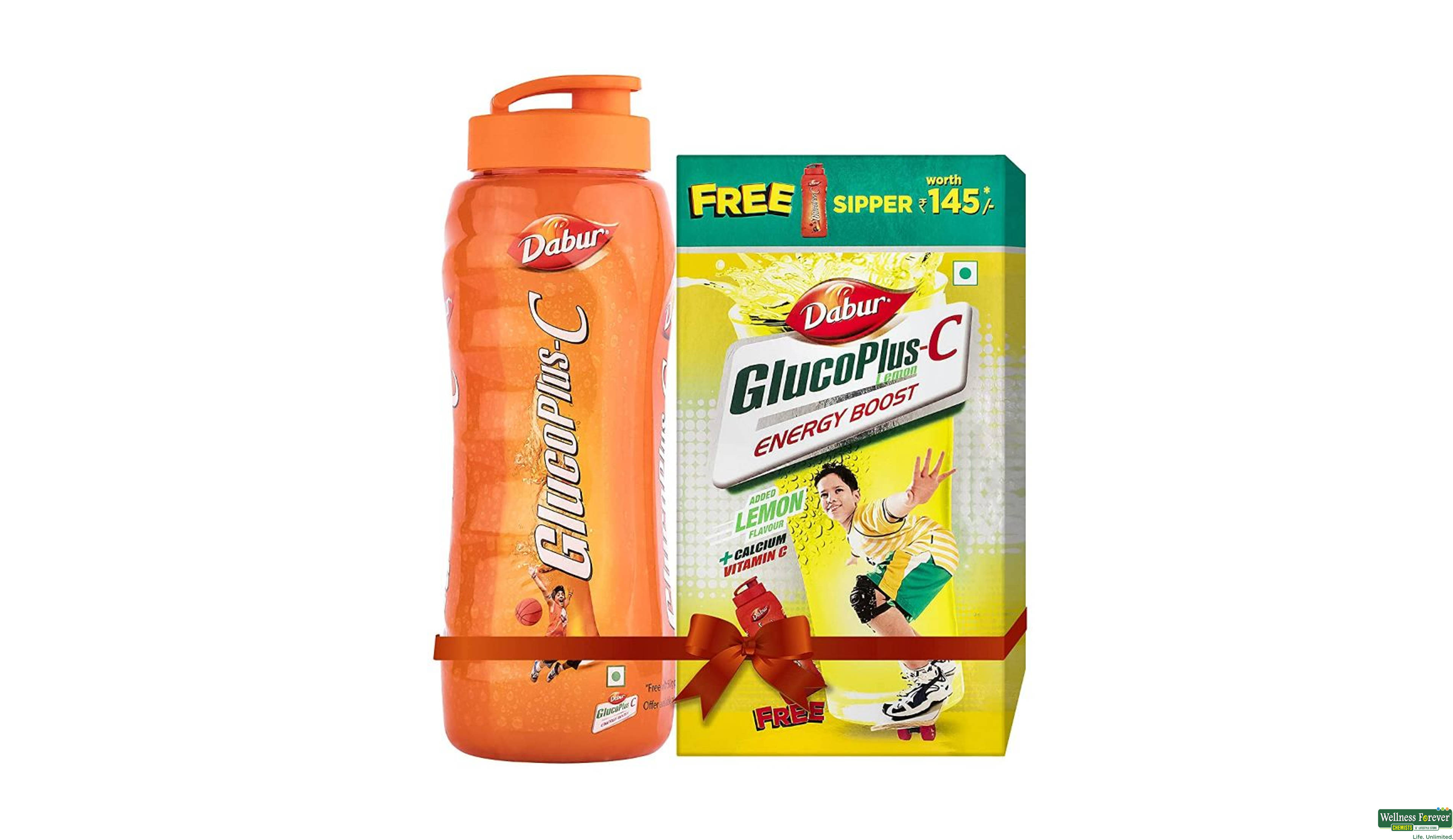 DABUR GLUCOPLUS-C PWDR LEMON 1KG- 1, 1KG, 