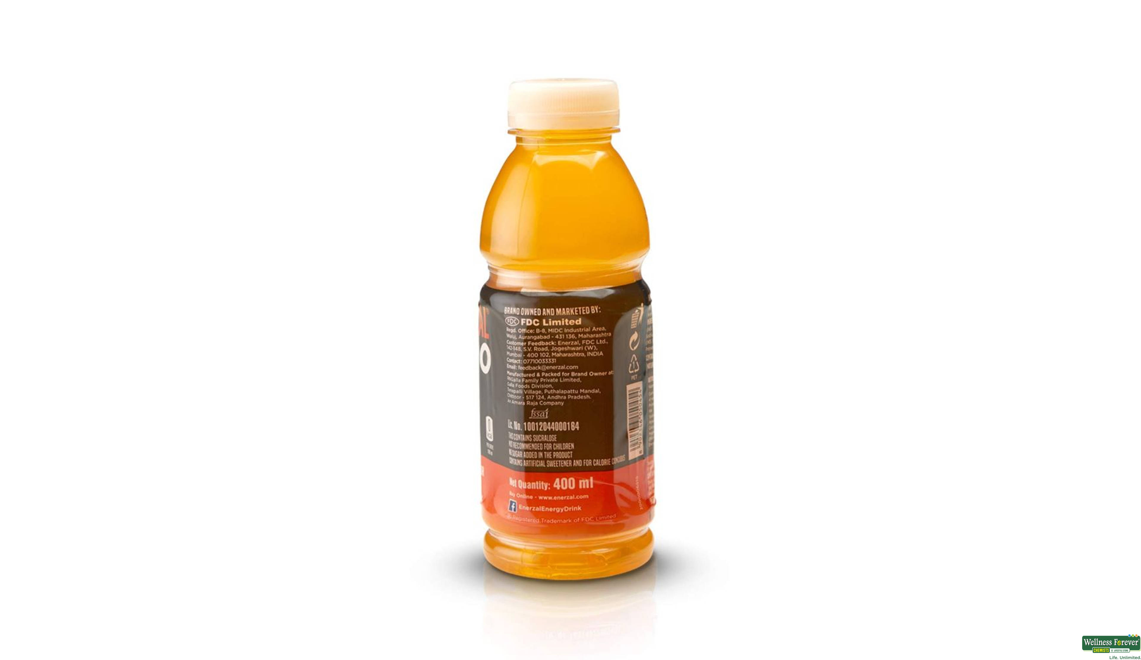 ENERZAL ZERO ORANGE LIQUID 400ML- 3, 400ML, 