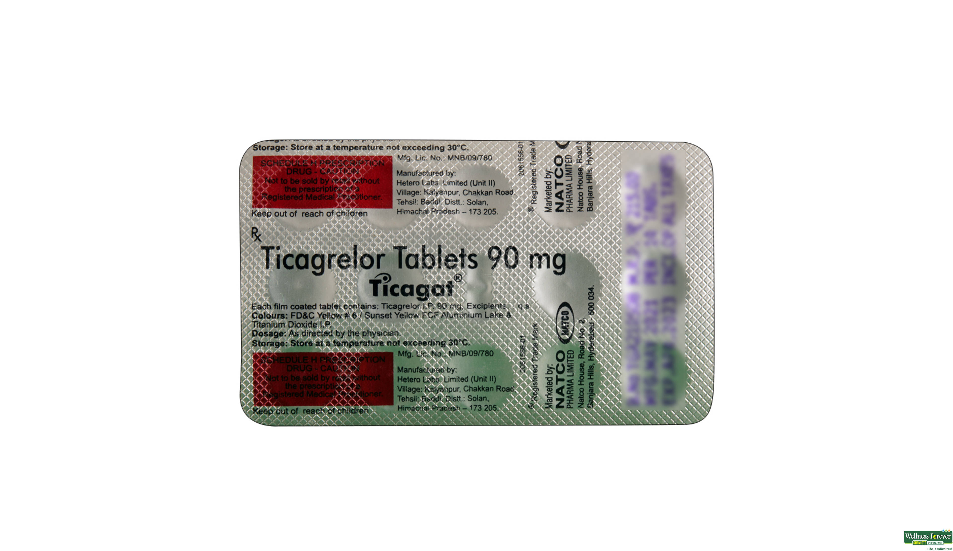 TICAGAT 90MG 14TAB- 2, 14TAB, 