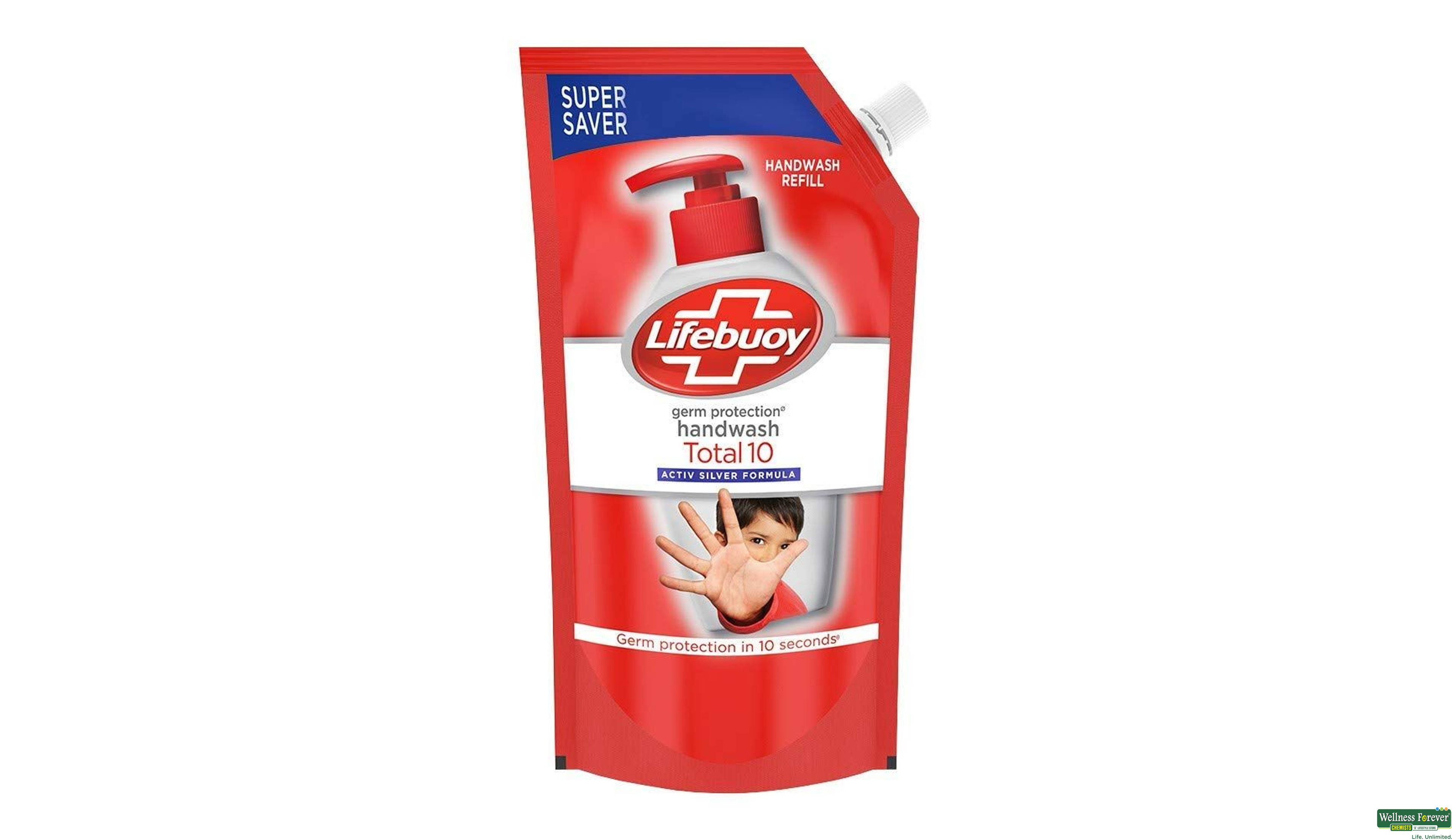 LIFEBUOY H/WASH TOTAL REF 2X750ML- 1, 750ML, null