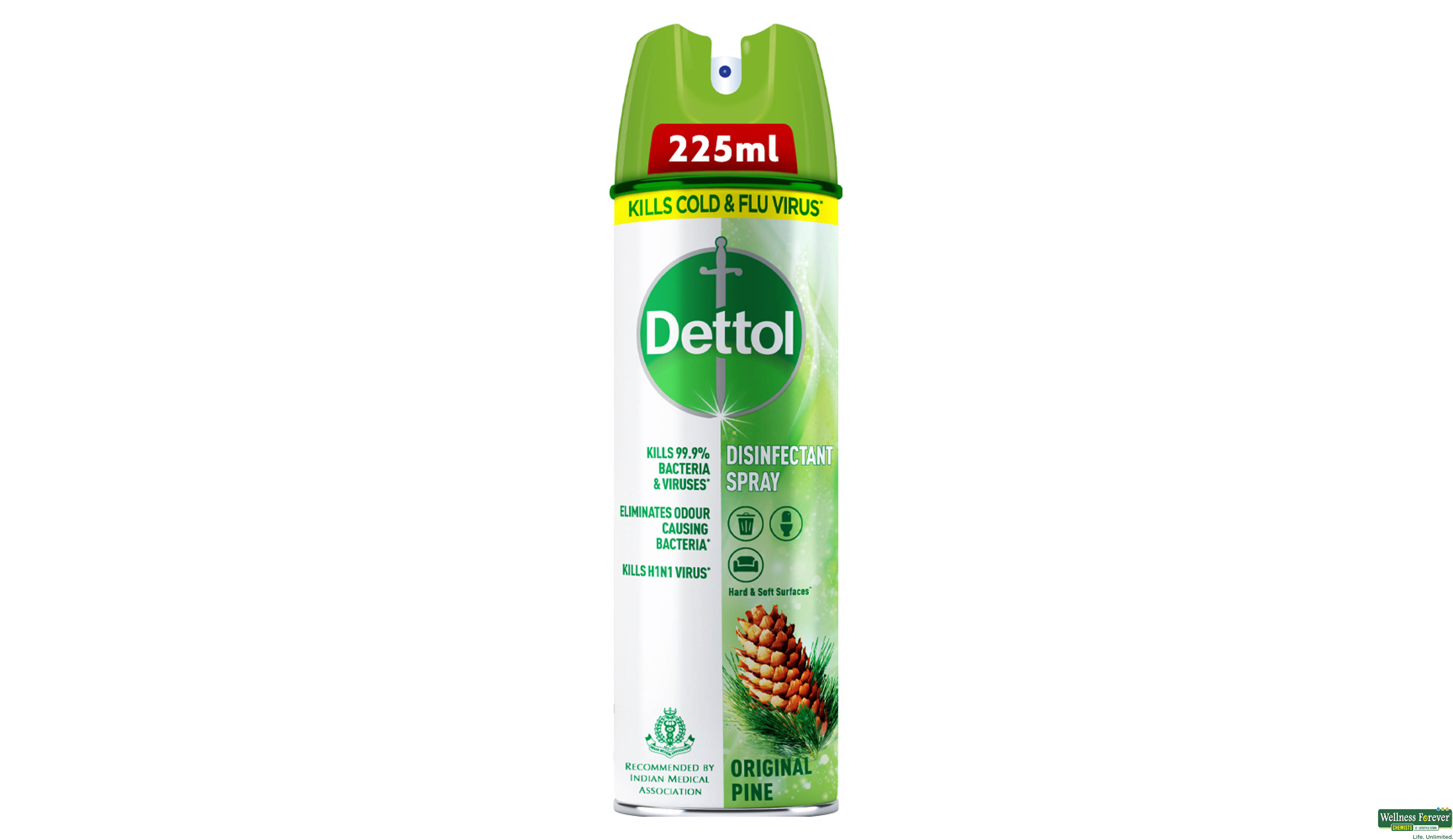 DETT DISF/SPRAY ORIGINAL PINE 170GM- 1, 170GM, 