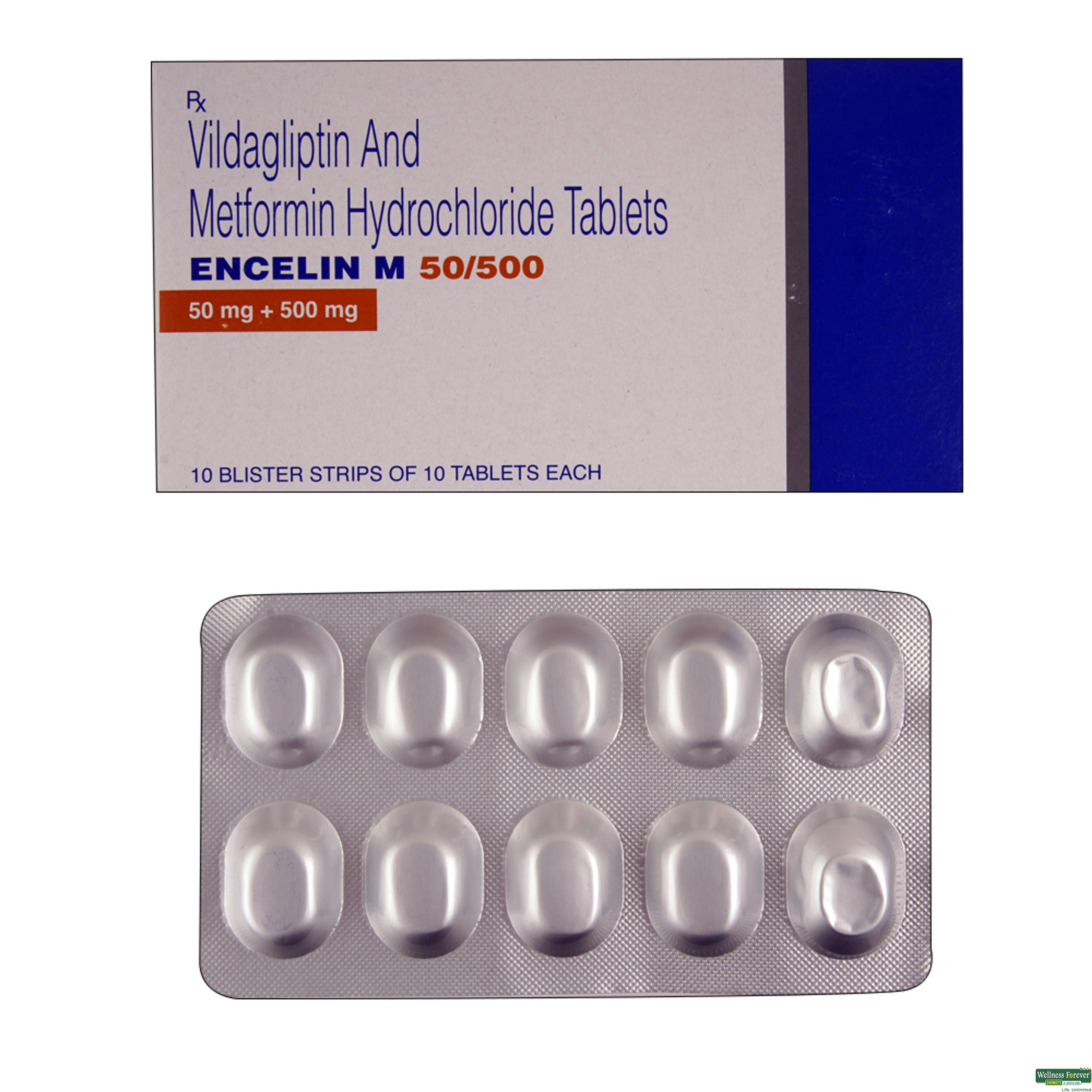 ENCELIN-M 50/500MG 10TAB-image