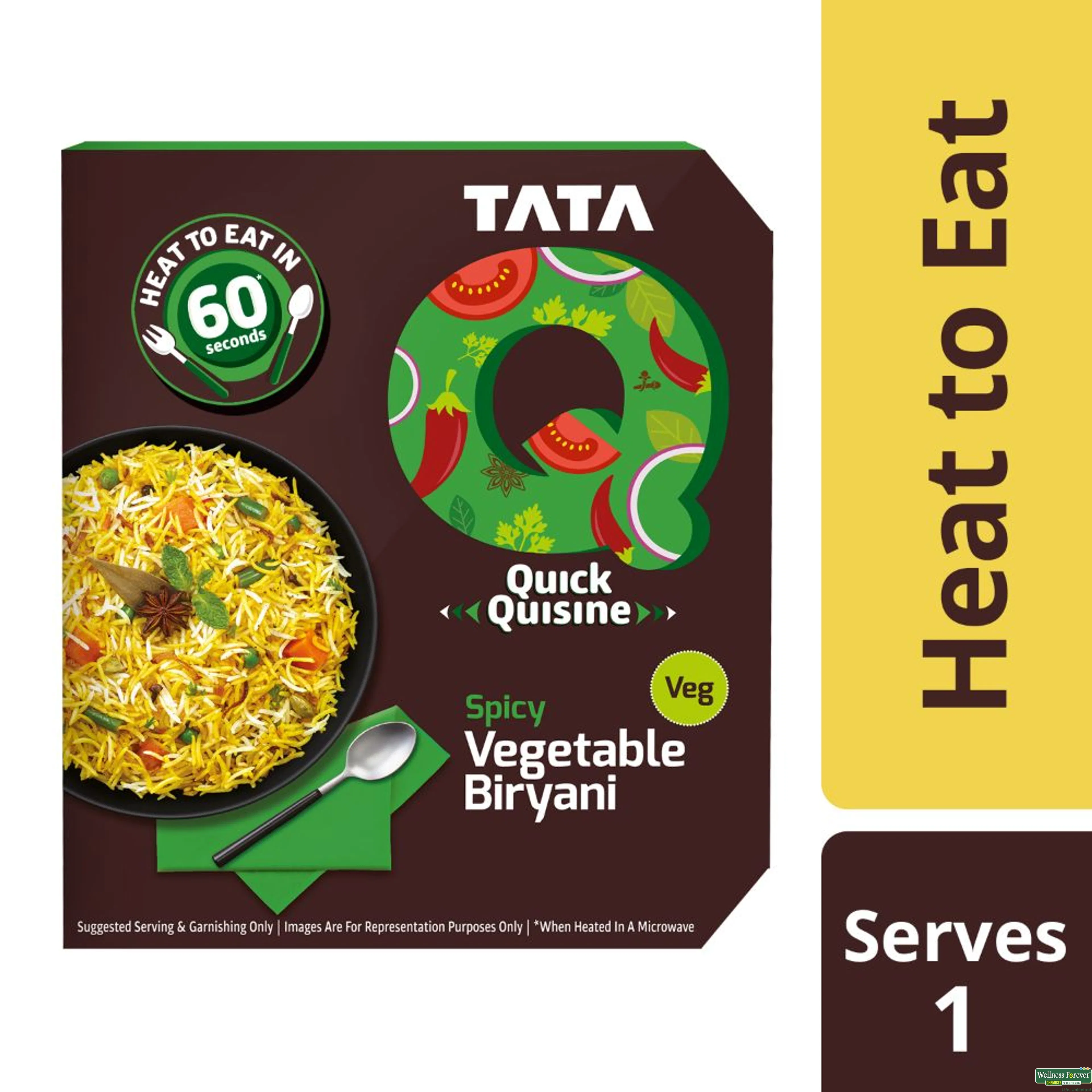 TATA Q READY/EAT VEG BIRYANI 330GM-image