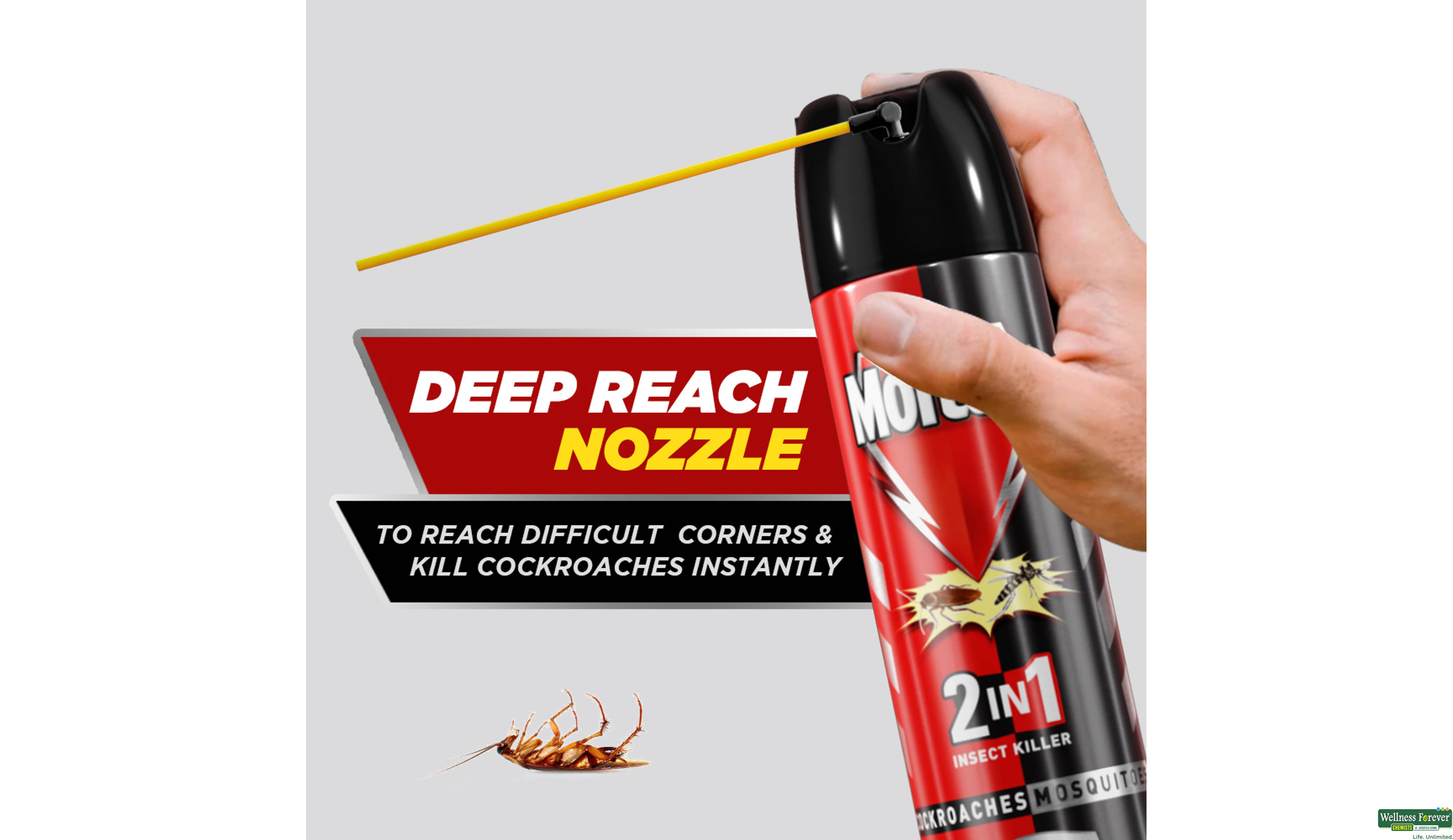 MORTEIN 2 IN 1 INSECT KILLER SPRAY 425ML ##- 2, 425ML, 