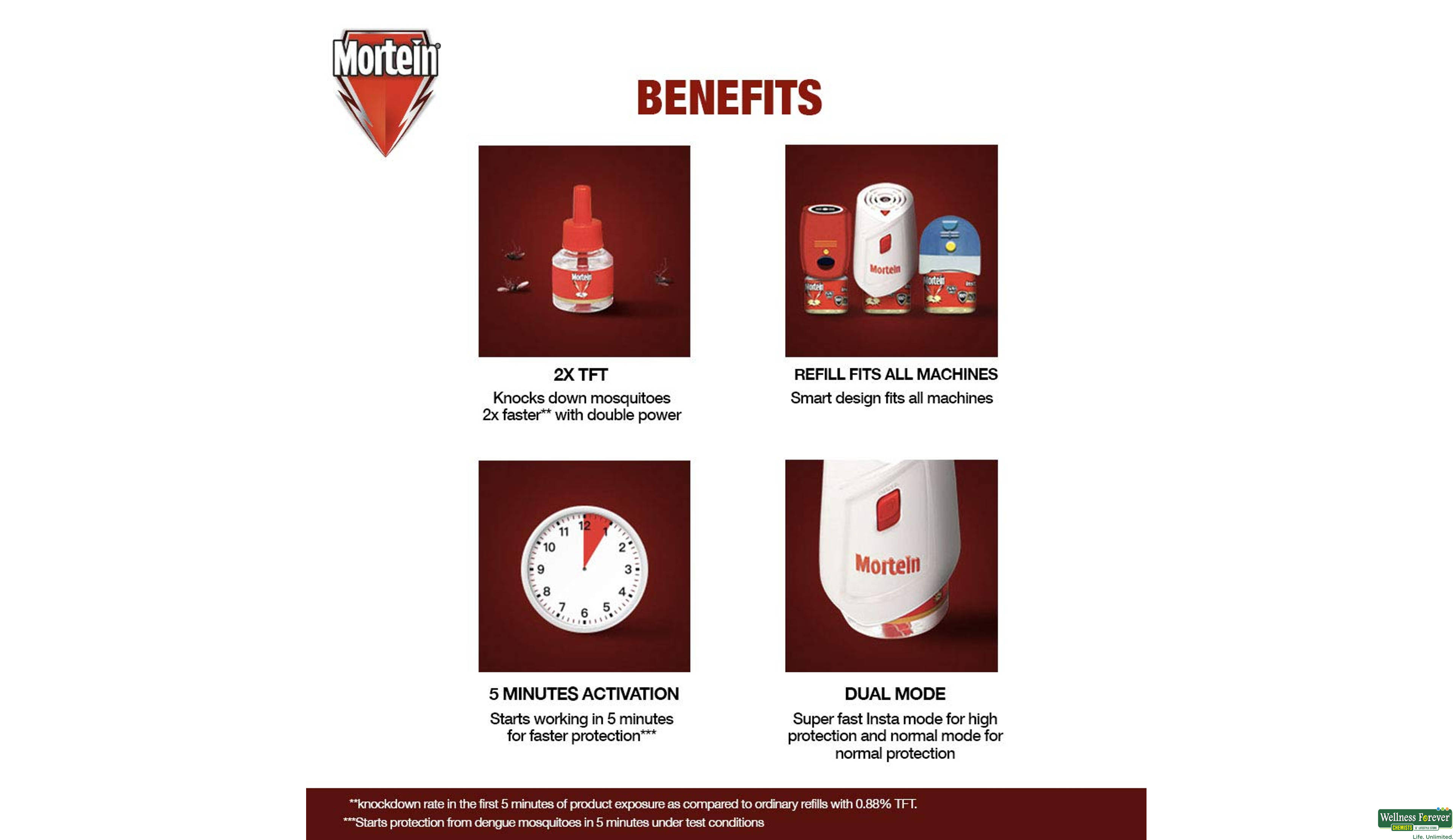 MORTEIN INSTA REFILL 45ML- 3, 45ML, 