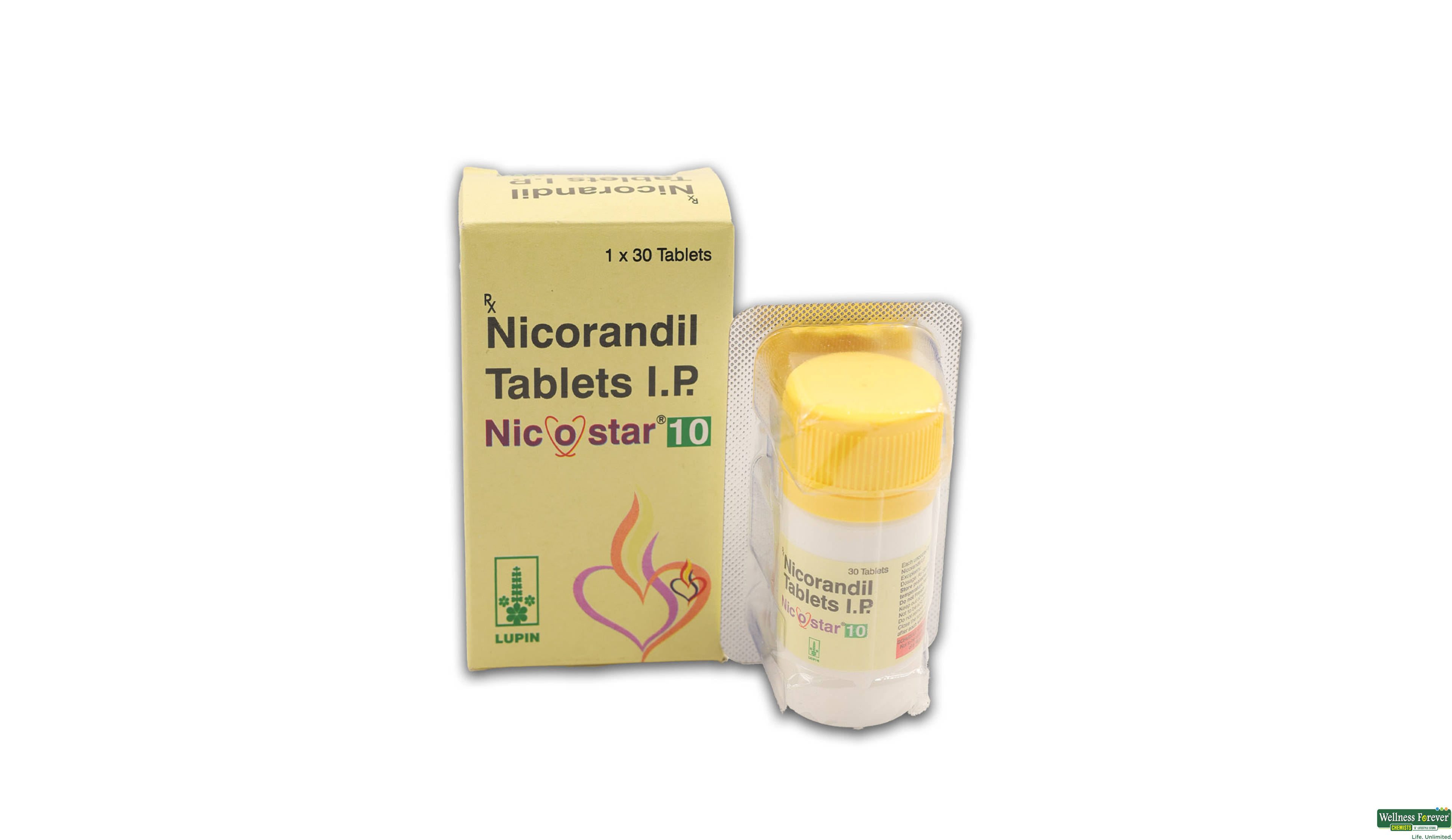 NICOSTAR 10MG 30TAB- 1, 30TAB, 