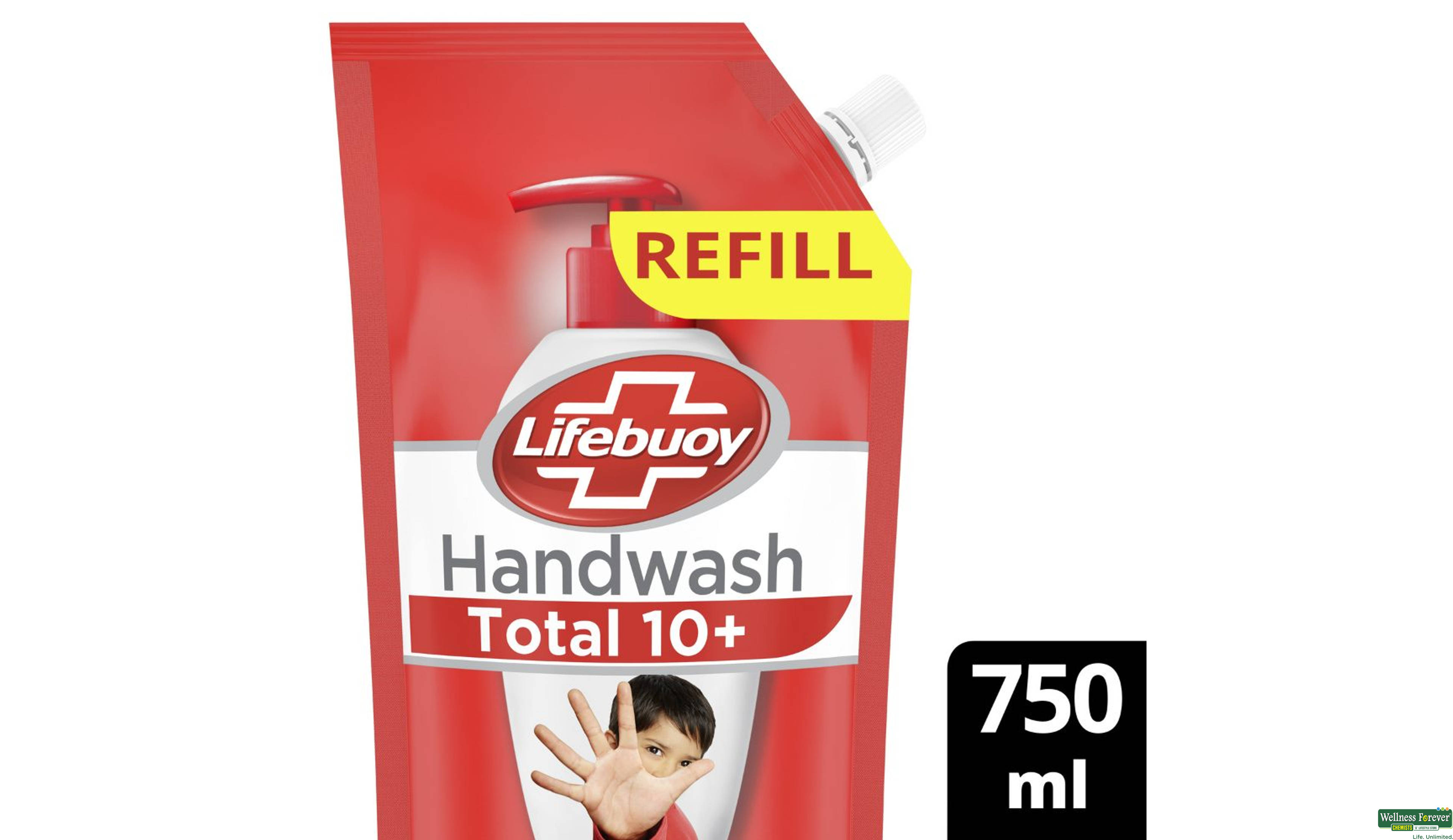 LIFEBUOY H/WASH TOTAL REF 675ML- 1, 675ML, 