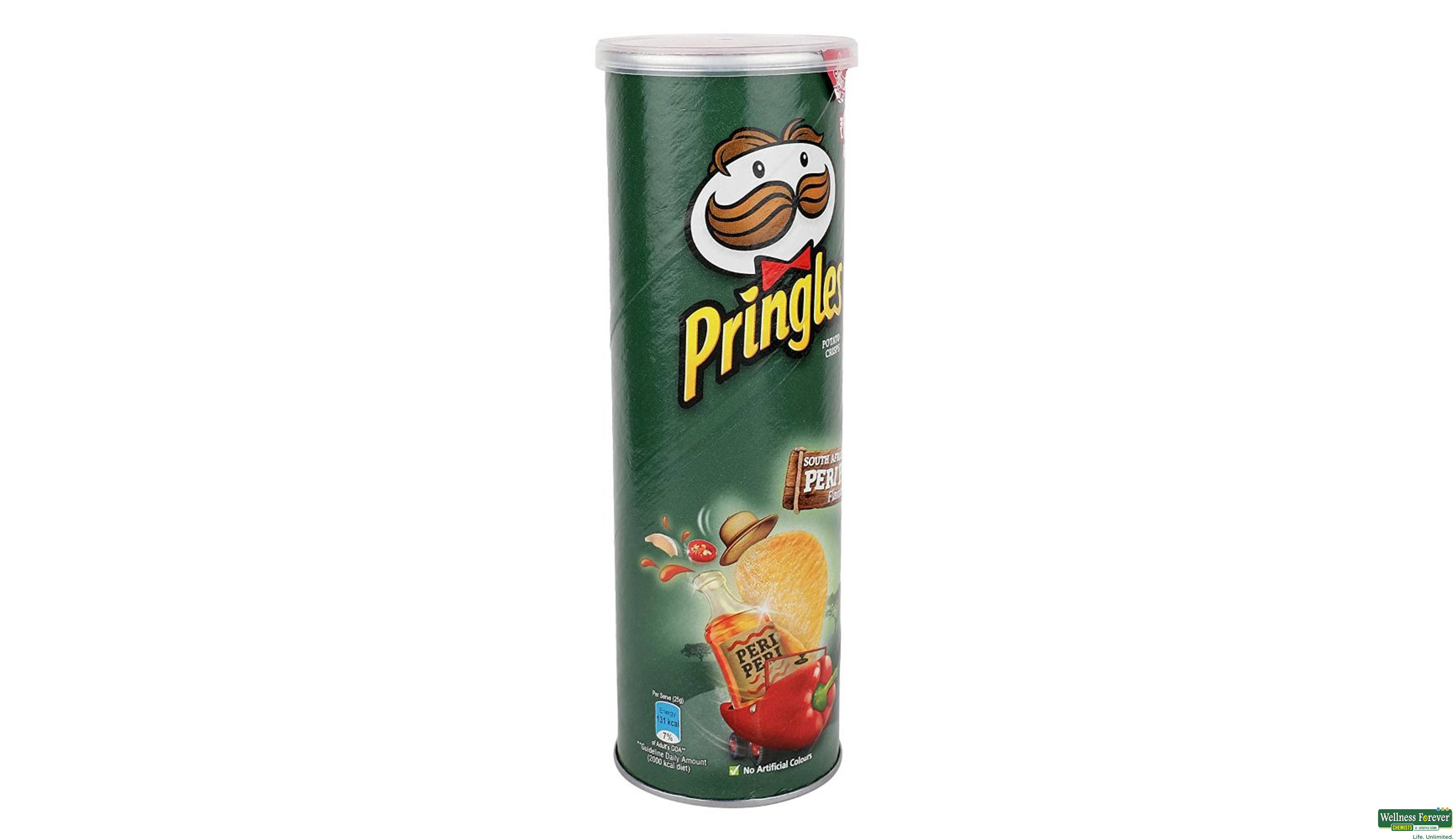 PRINGLES CHIPS PERI PERI 107GM- 5, 107GM, null