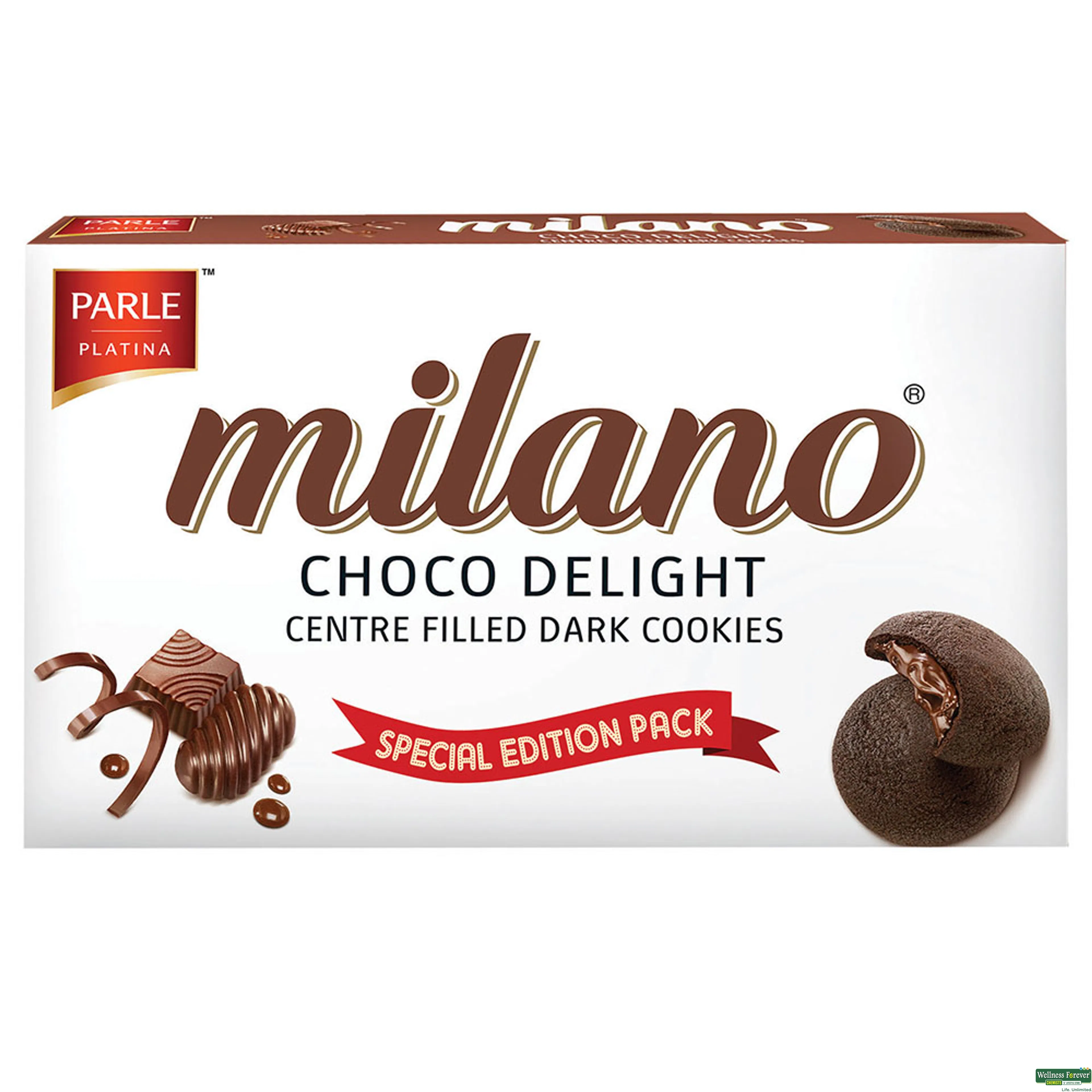 PARLE MILANO CHOCO DELIGHT 250GM-image