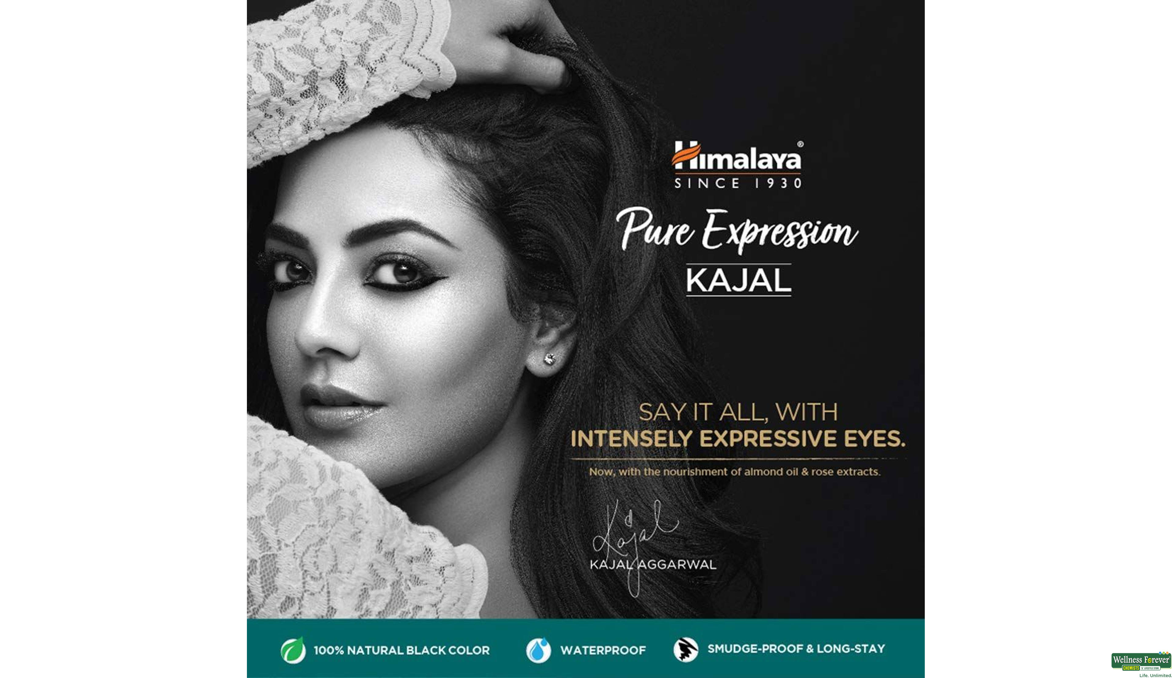 HIMA EYE KAJAL PURE EXPRESSION 0.30GM- 2, 0.3GM, 