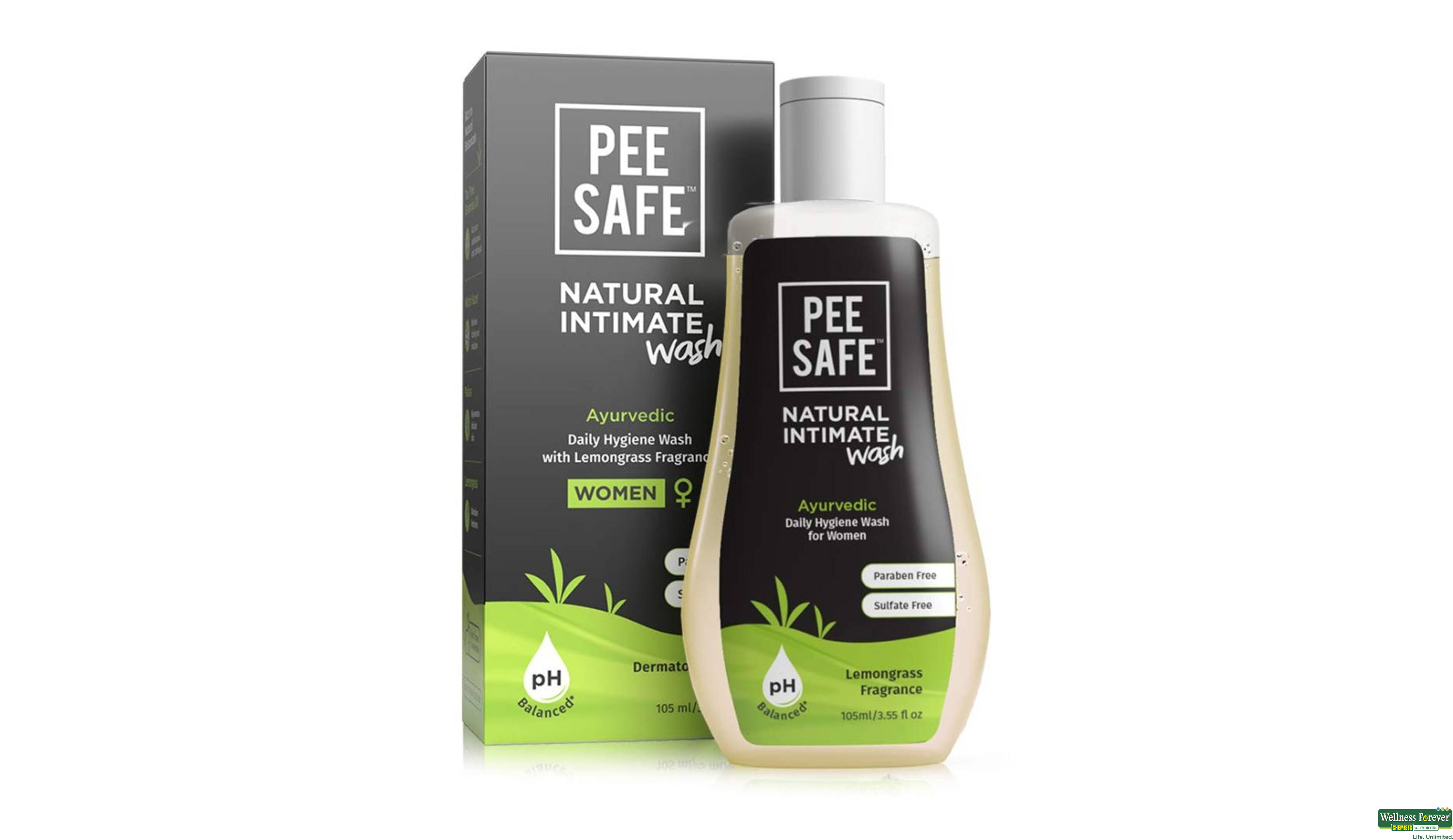 PEESAFE NATURAL INTIMATE WASH 105ML- 1, 105ML, null