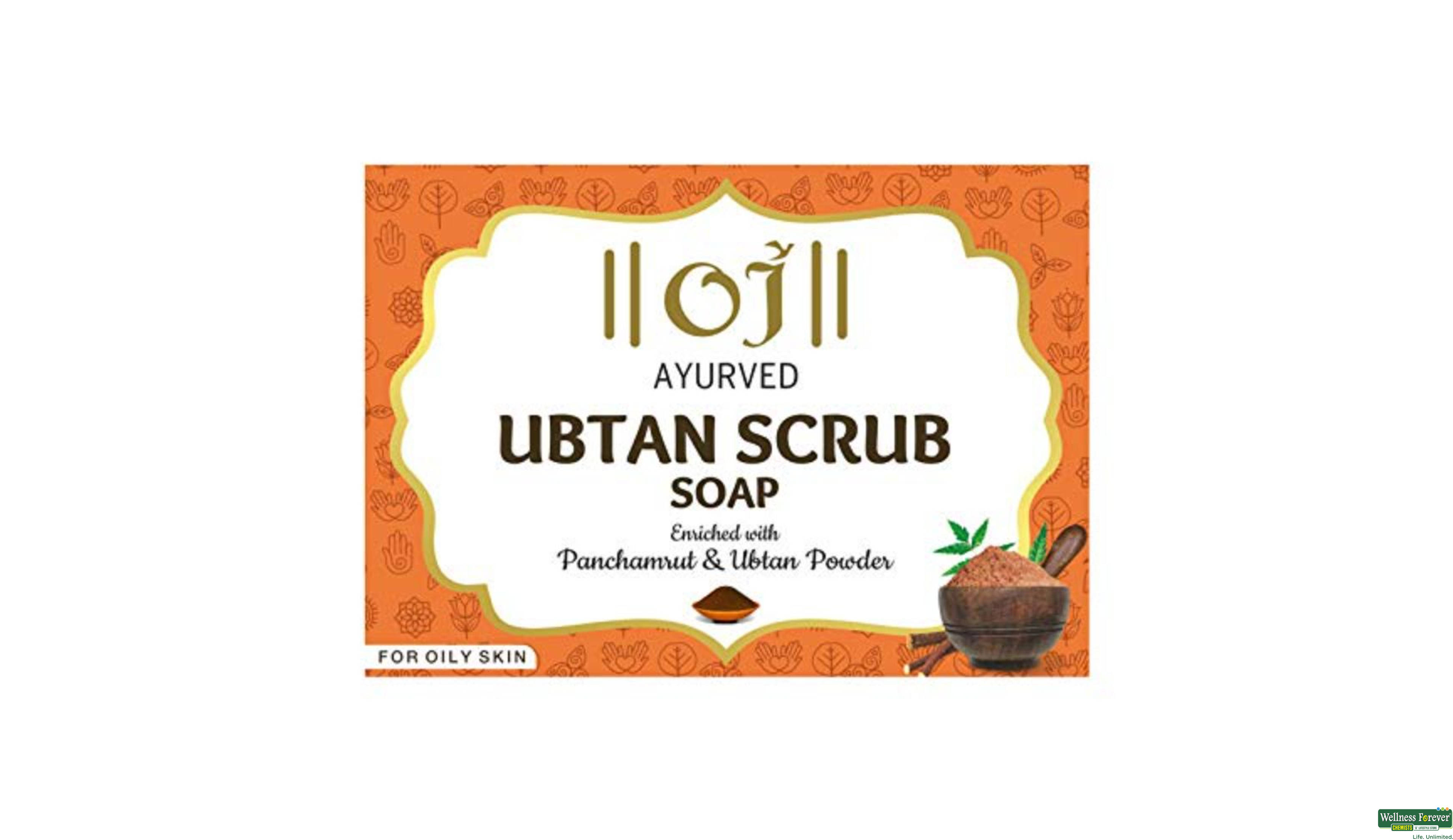 OJ SOAP UBTAN SCRUB 100GM- 1, 100GM, 