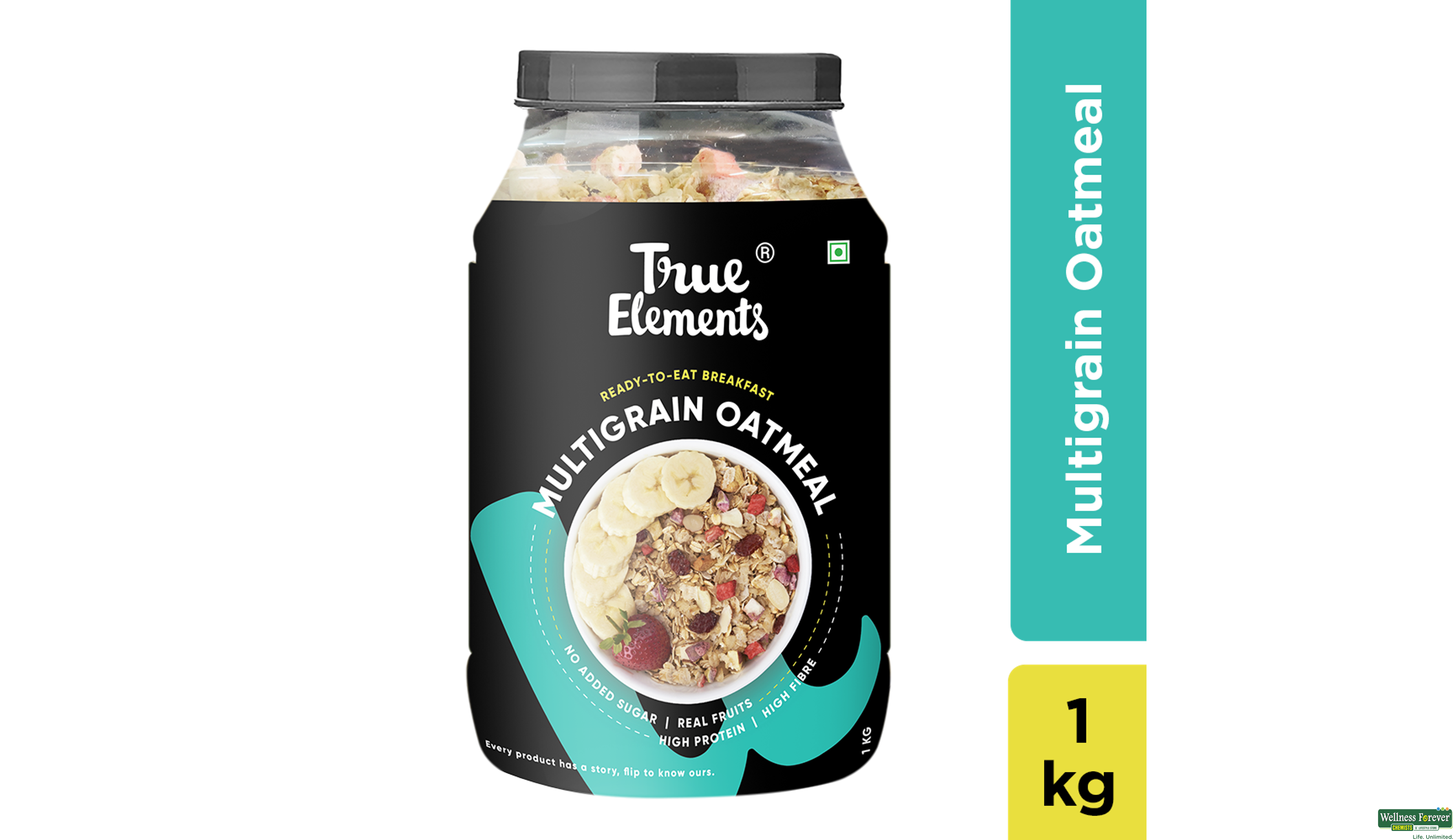 TRUE E MULTIGRAIN OATMEAL 1KG- 1, 1KG, null