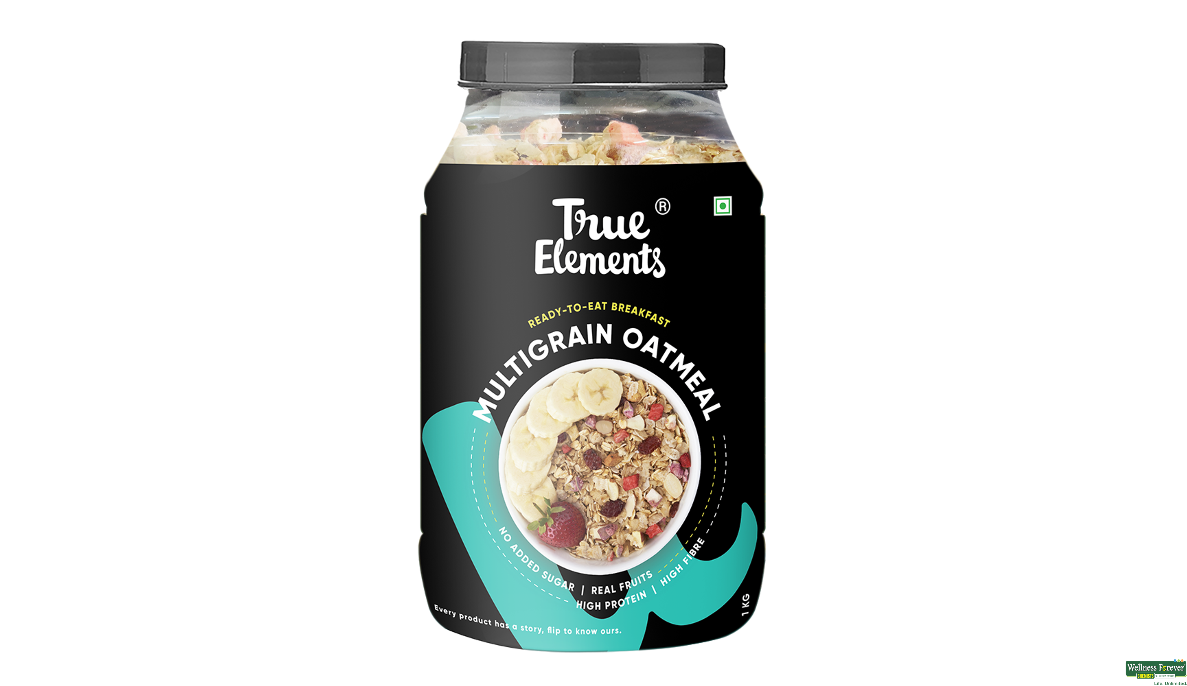 TRUE E MULTIGRAIN OATMEAL 1KG- 2, 1KG, null