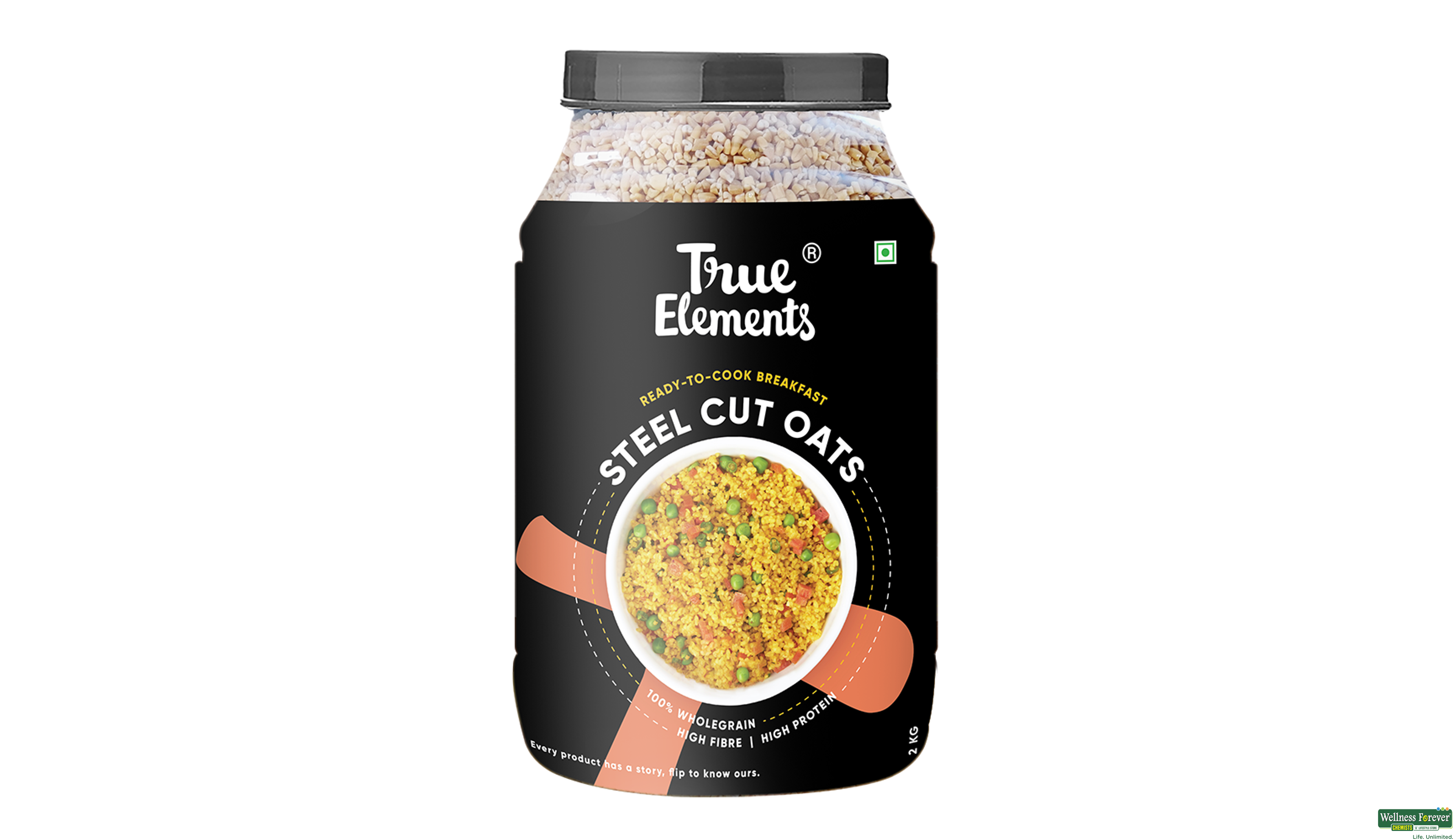 TRUE E STEEL CUT OATS 2KG- 2, 2KG, null