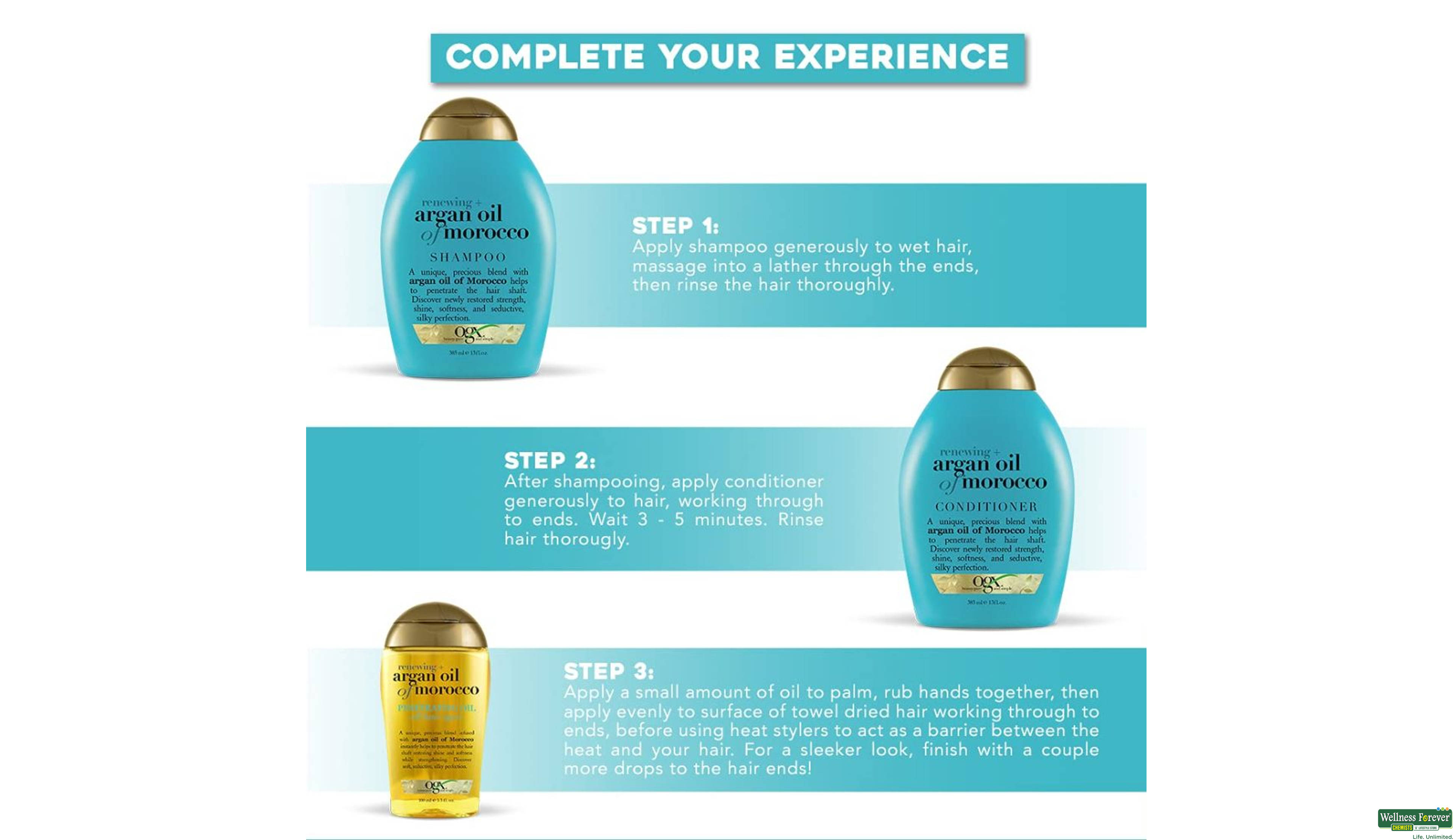 OGX ARGAN OIL MOROCCO CONDITIONER 385ML- 5, 385ML, 