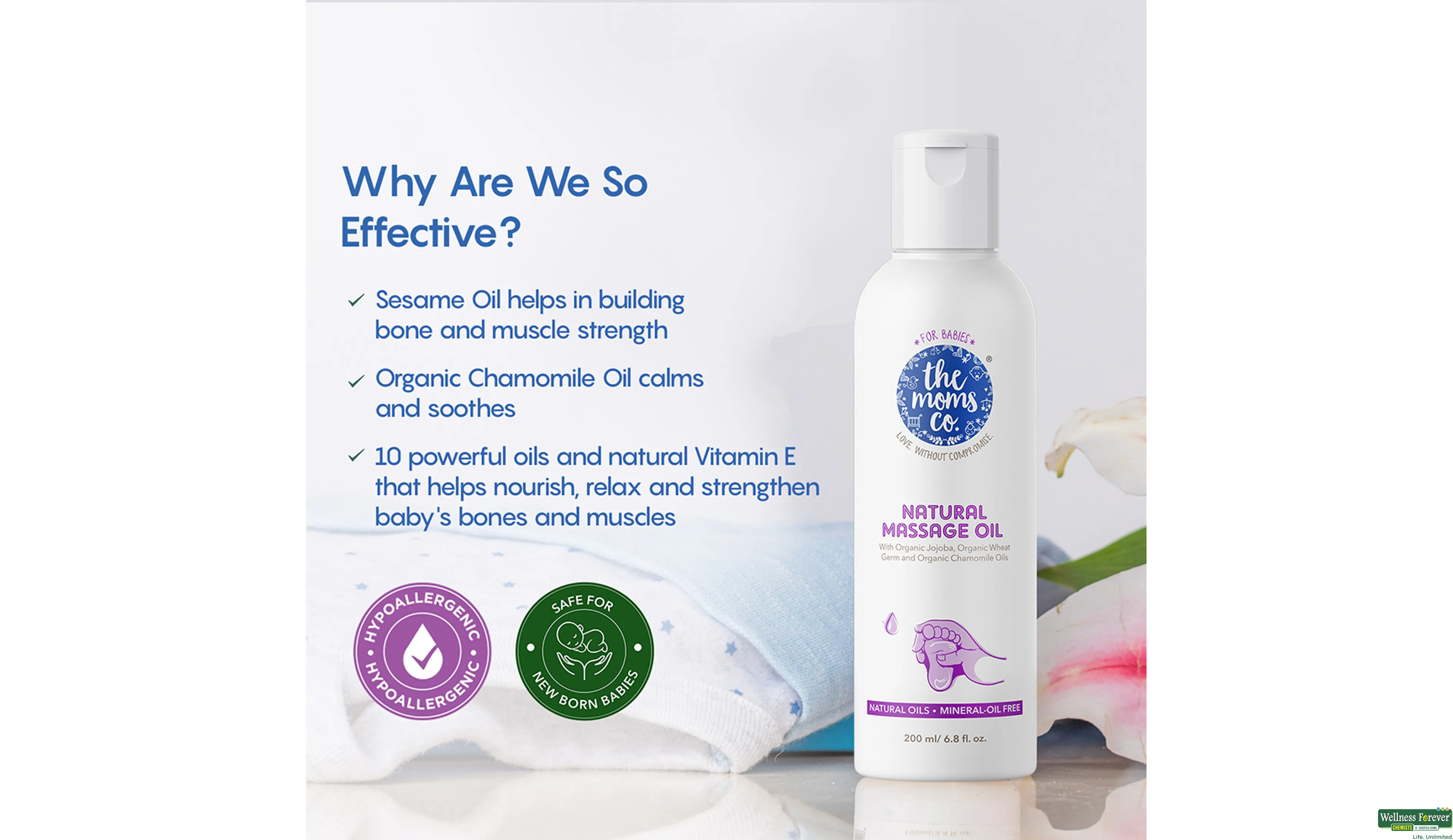 The moms co baby massage oil cheap