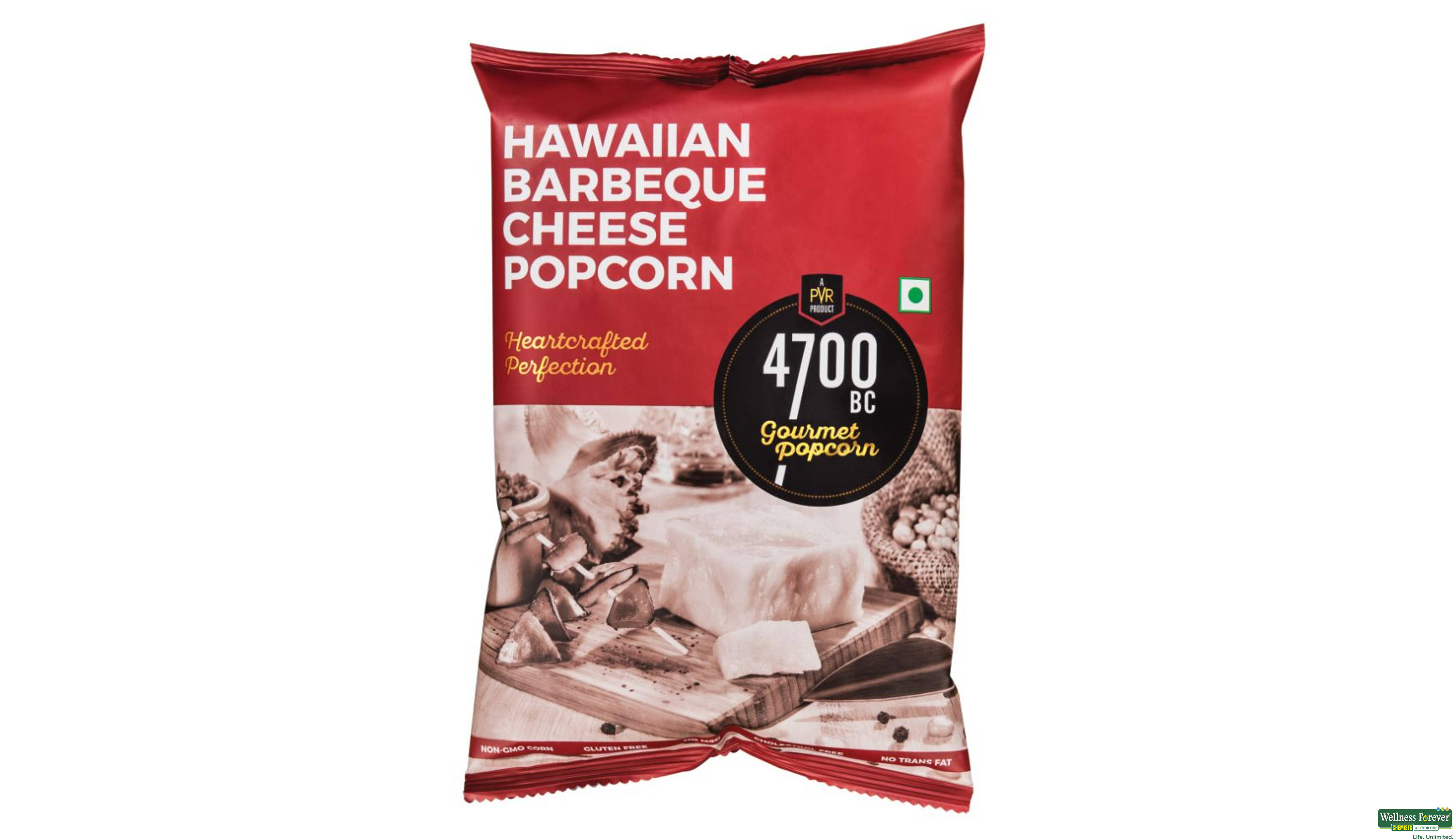 4700BC POPCORN HAWAIIAN BARBEQUE 75GM- 2, 75GM, null