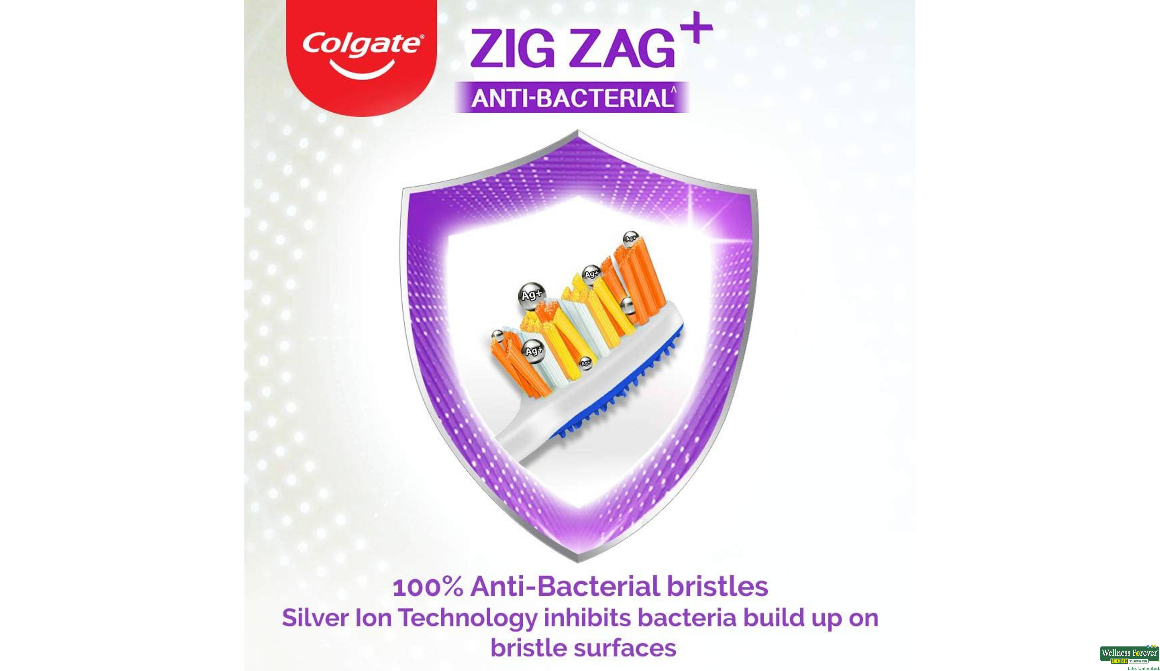 COLG T/BRUSH ZIGZAG SOFT 3PC- 3, 3PC, 