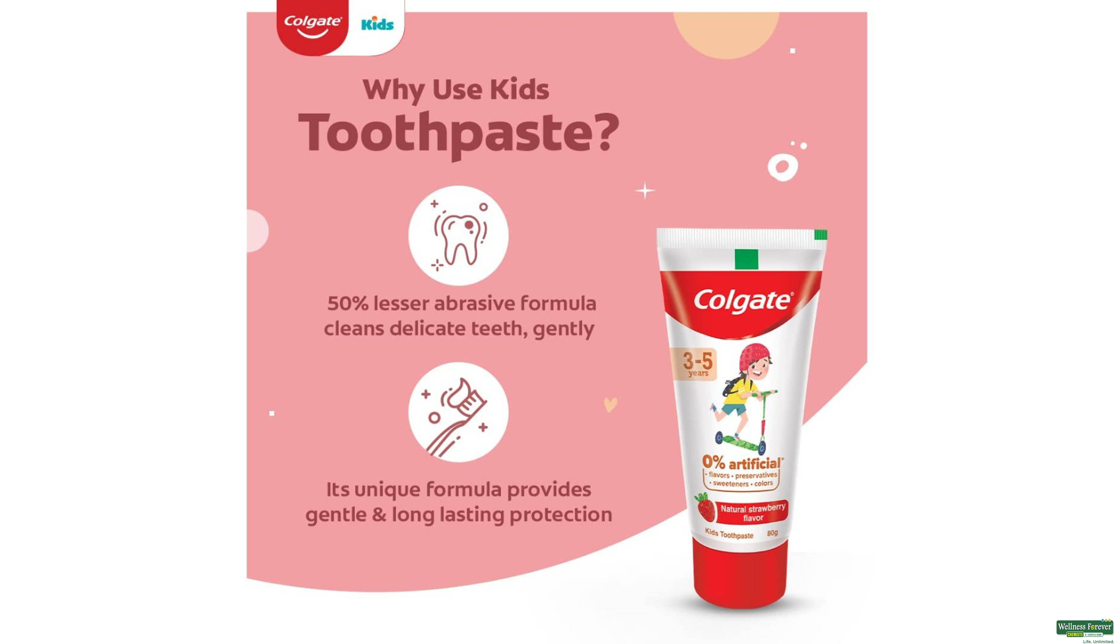 COLG T/PASTE 6-9 YEARS 80GM- 4, 80GM, 