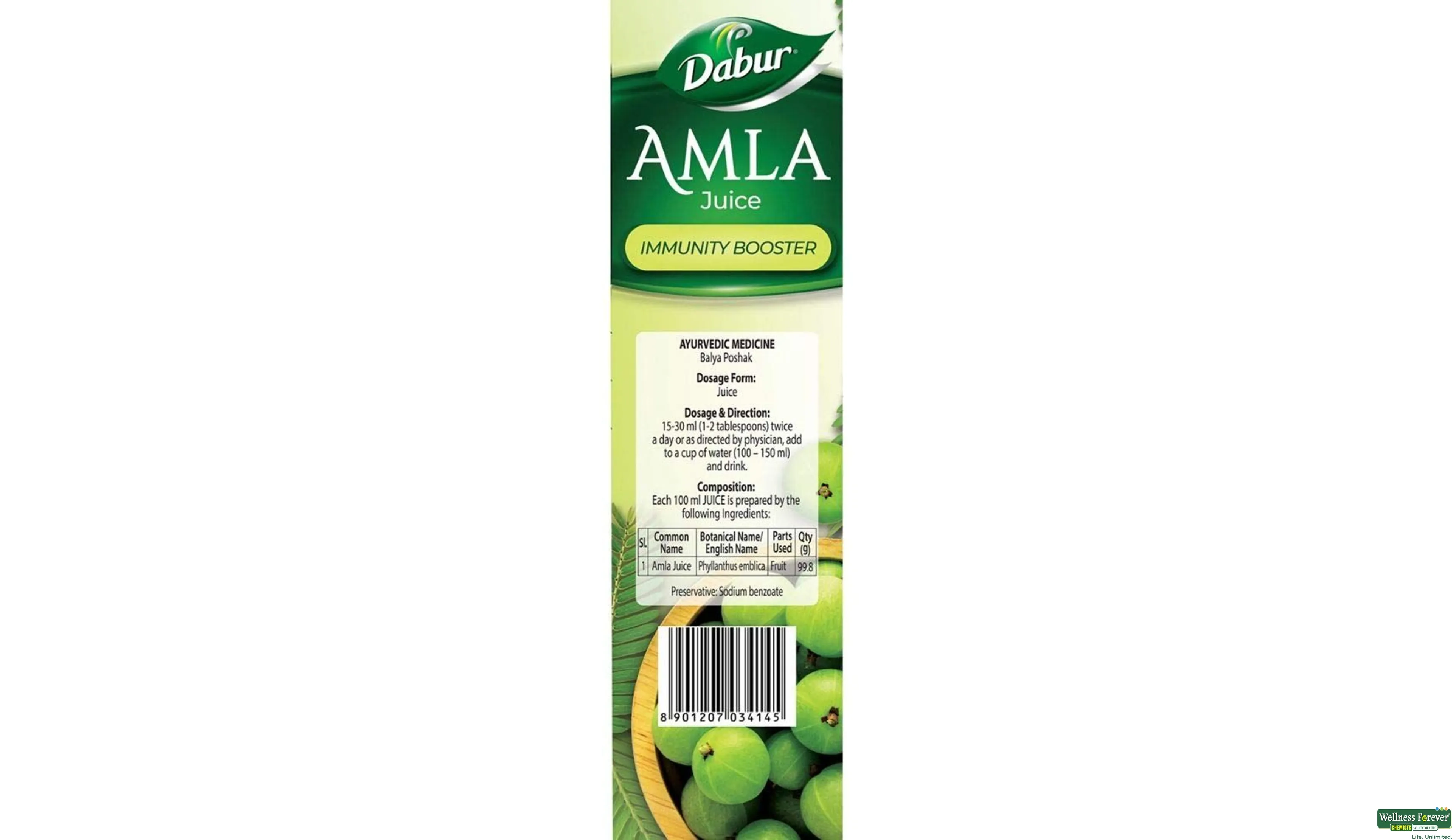 DABUR AMLA JUICE 1LTR- 3, 1LTR, 