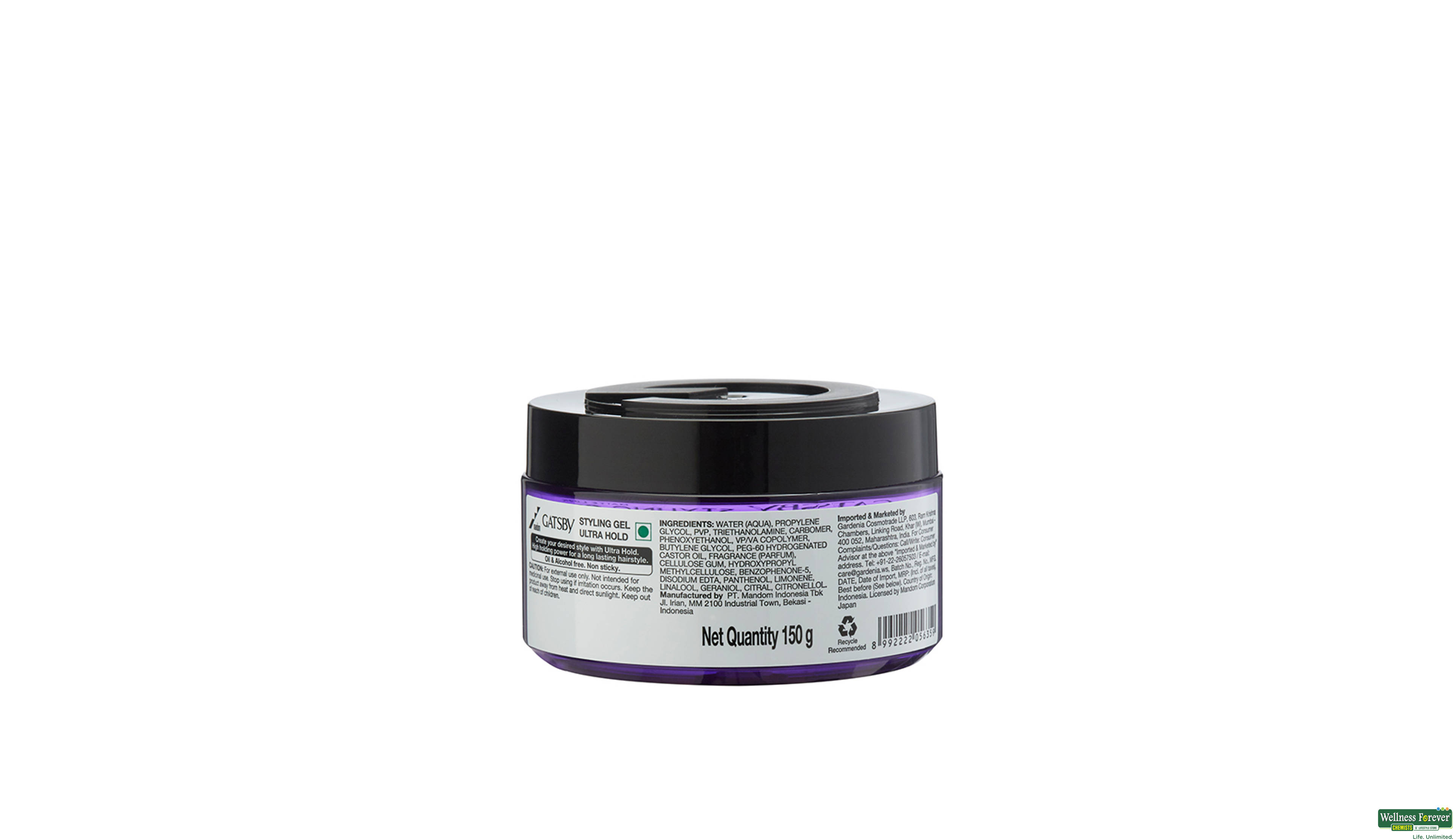 GATSBY HR/GEL ULTRA HOLD 150GM- 2, 150GM, 