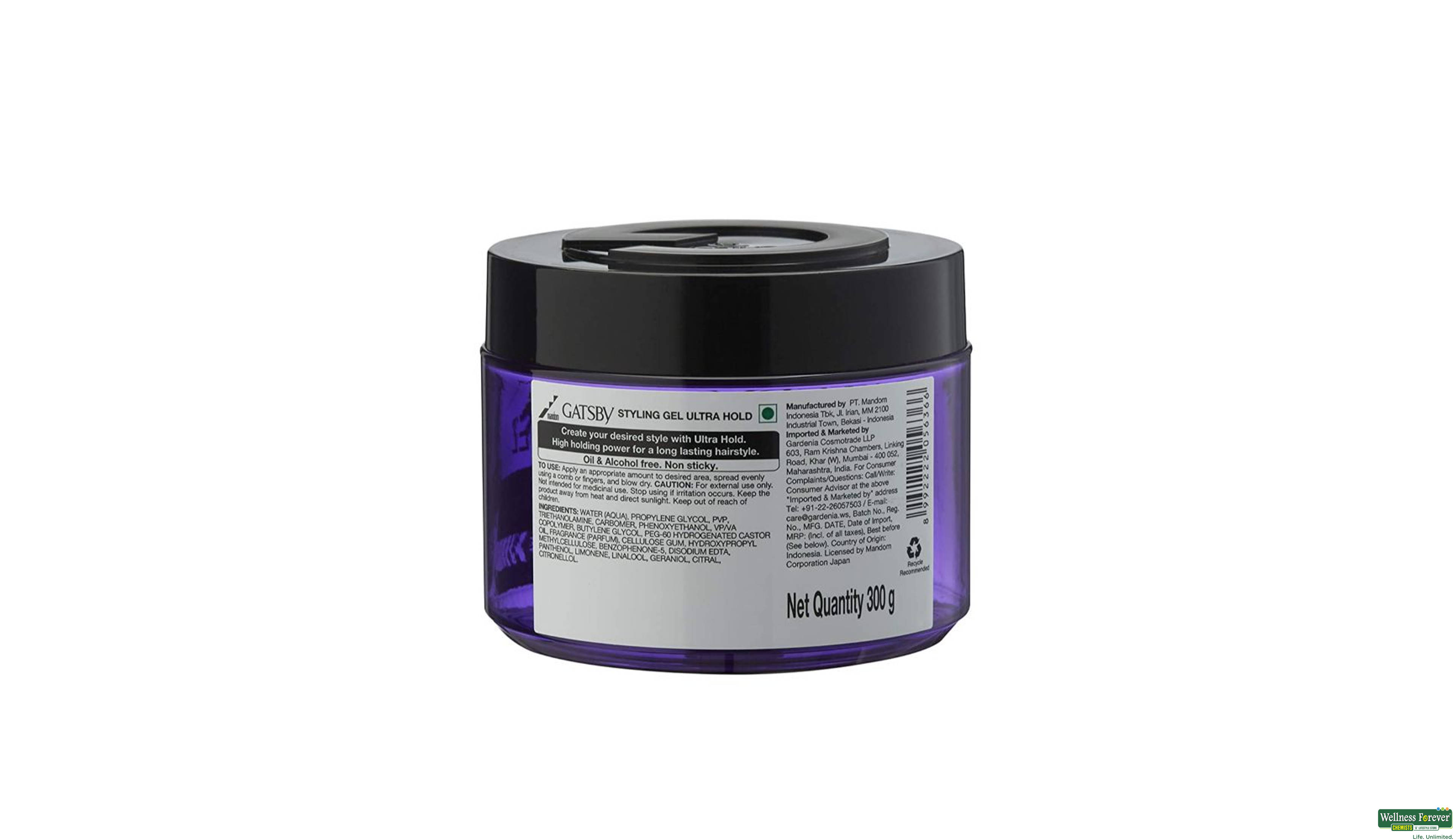 GATSBY HR/GEL ULTRA HOLD 300GM- 2, 300GM, 