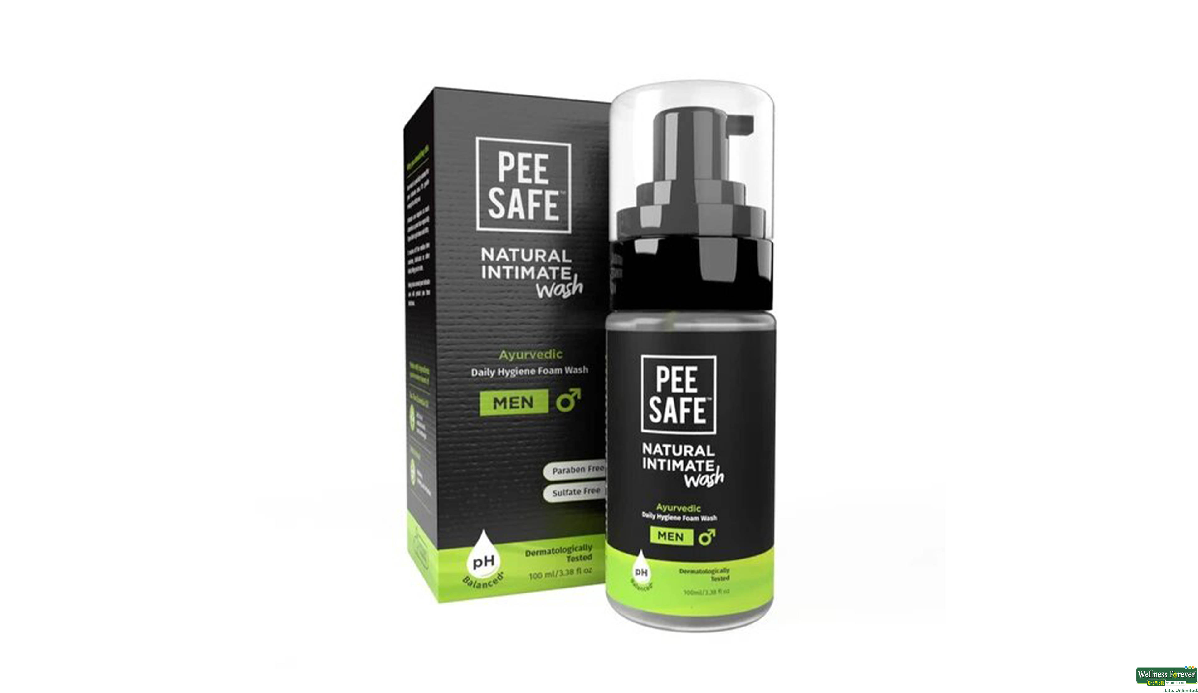 PEE SAFE INTIMATE WASH MEN 100ML- 7, 100ML, null