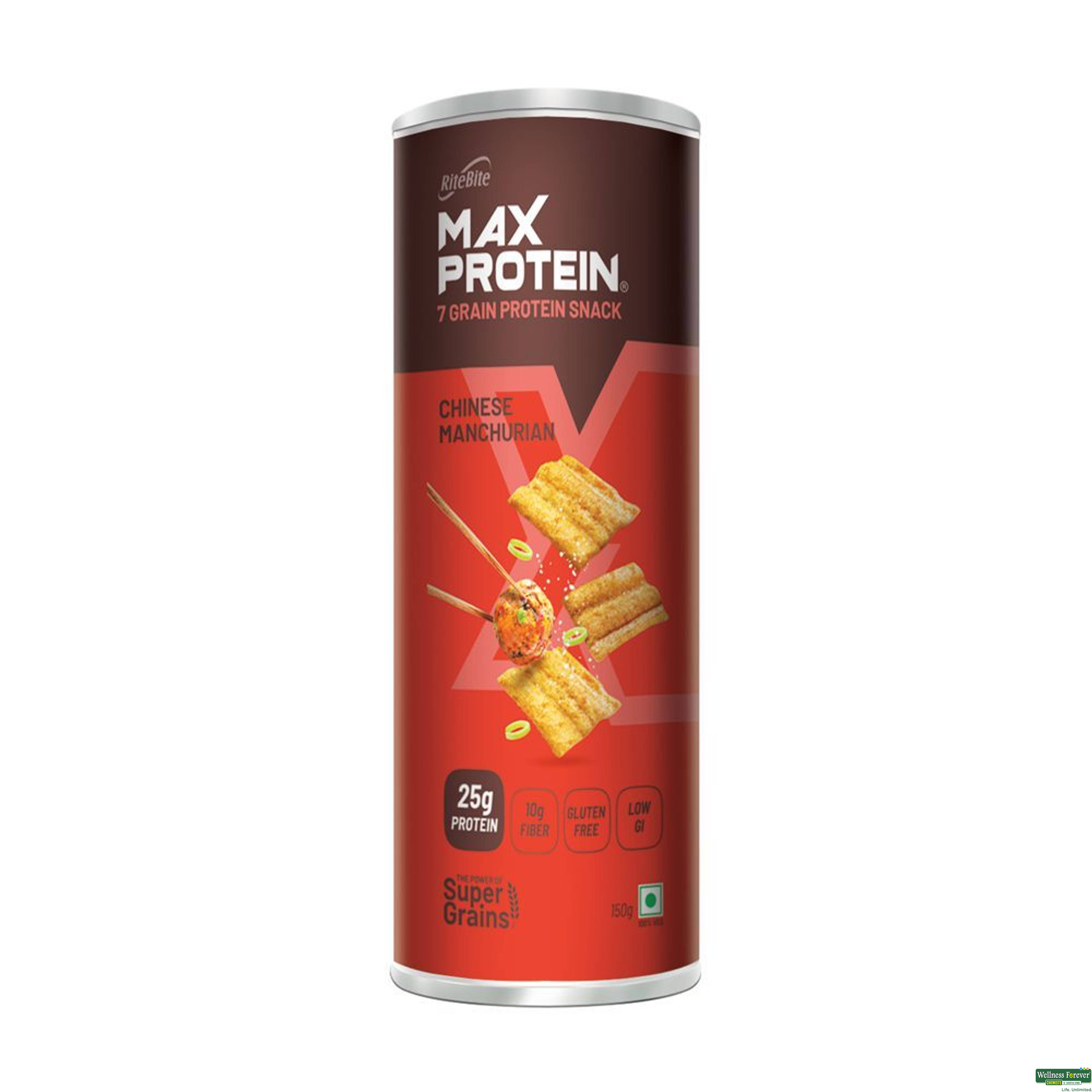 RiteBite Max Protein Manchurian Chips, 150 g-image